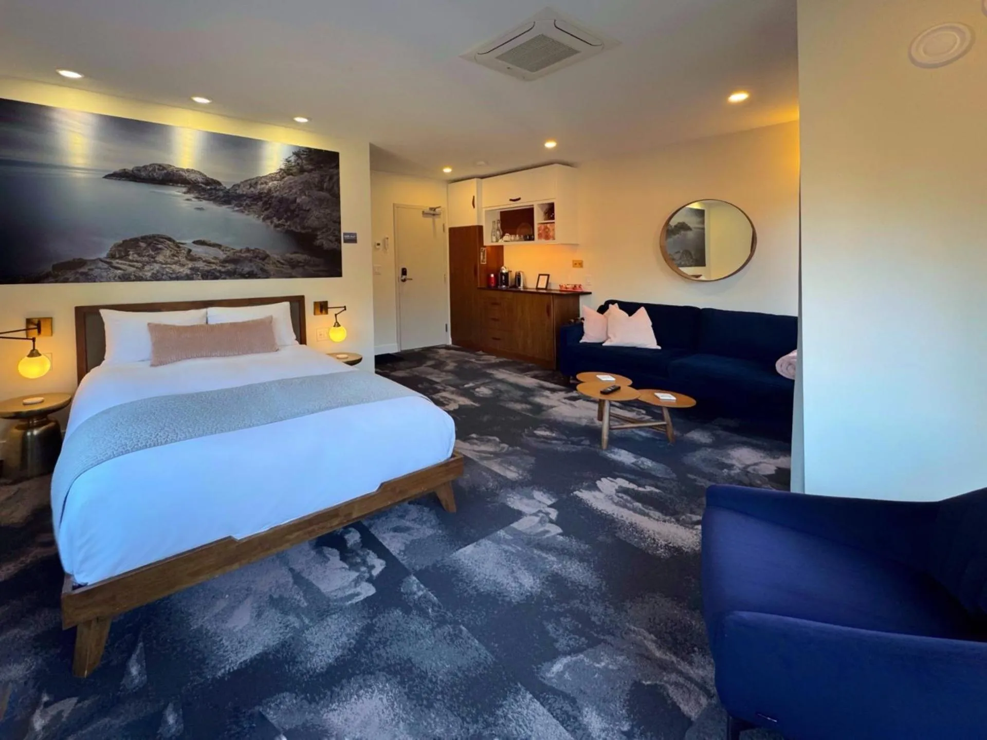 Bed in Artisan Suites on Bowen