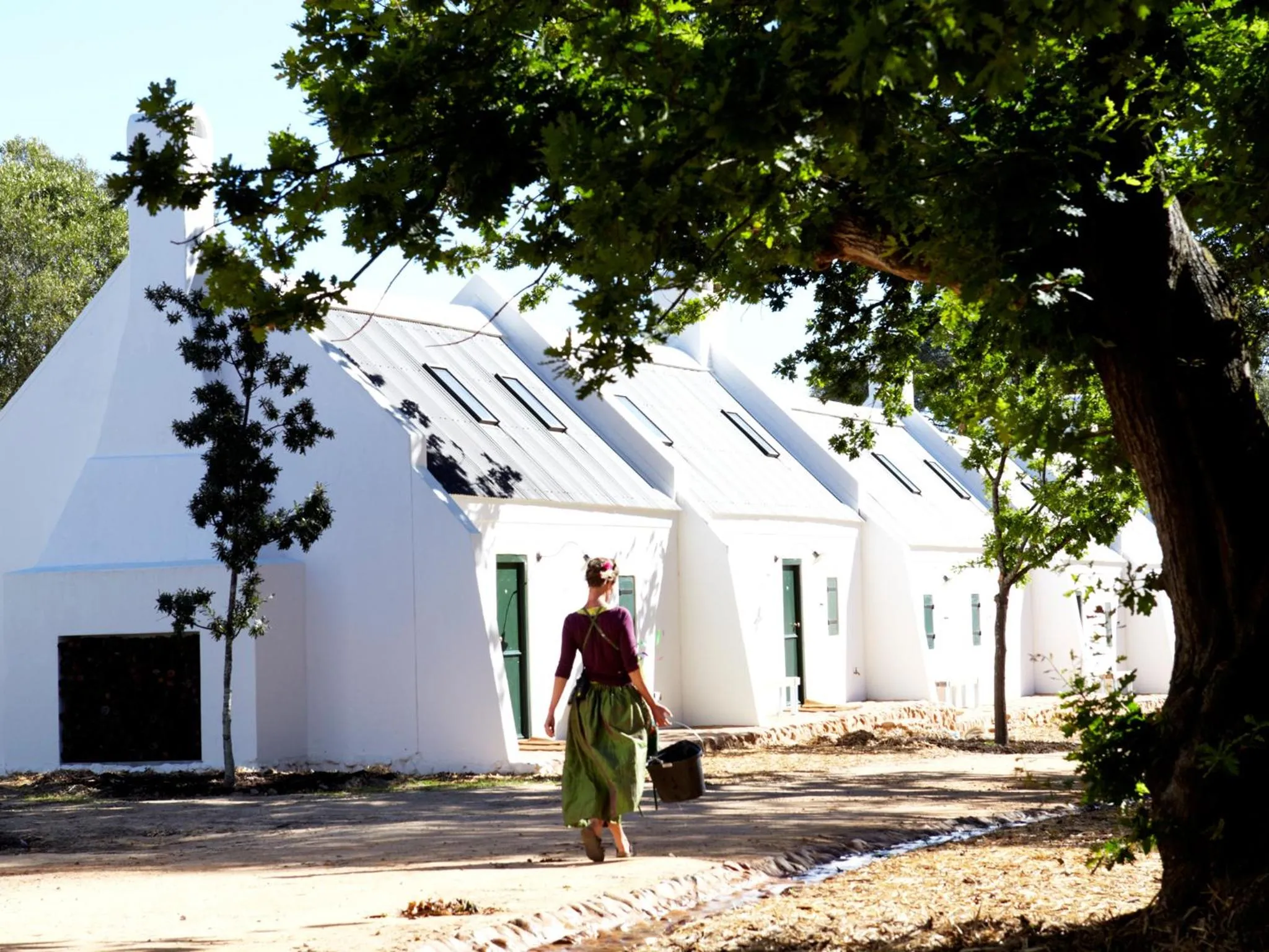 Facade/entrance in Babylonstoren