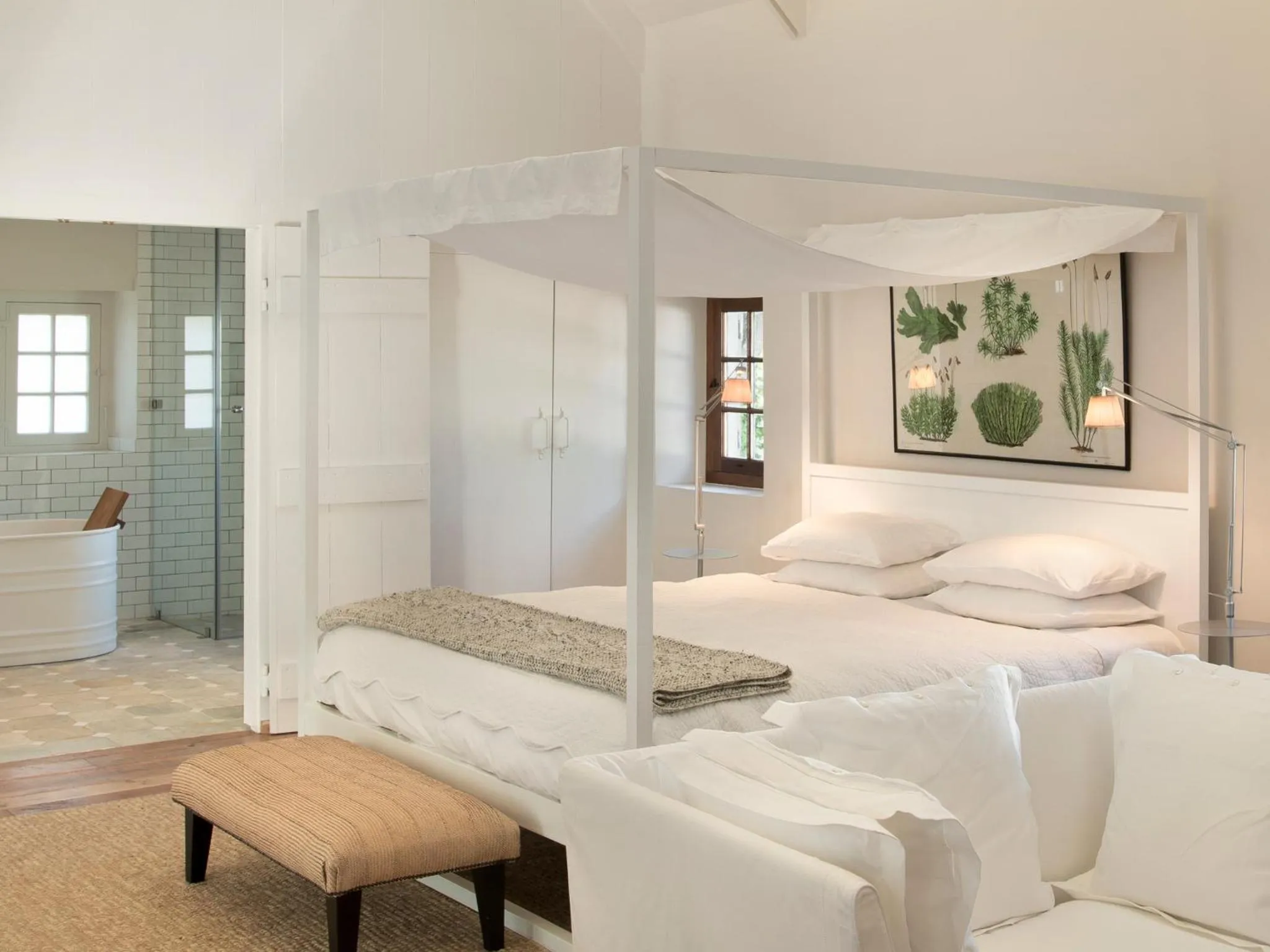 Bedroom, Bed in Babylonstoren
