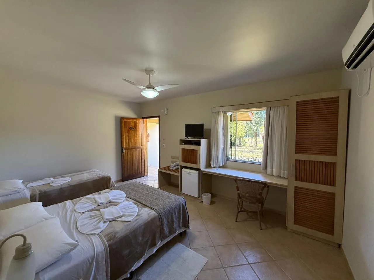 Bed in Ózera Hotel Fazenda