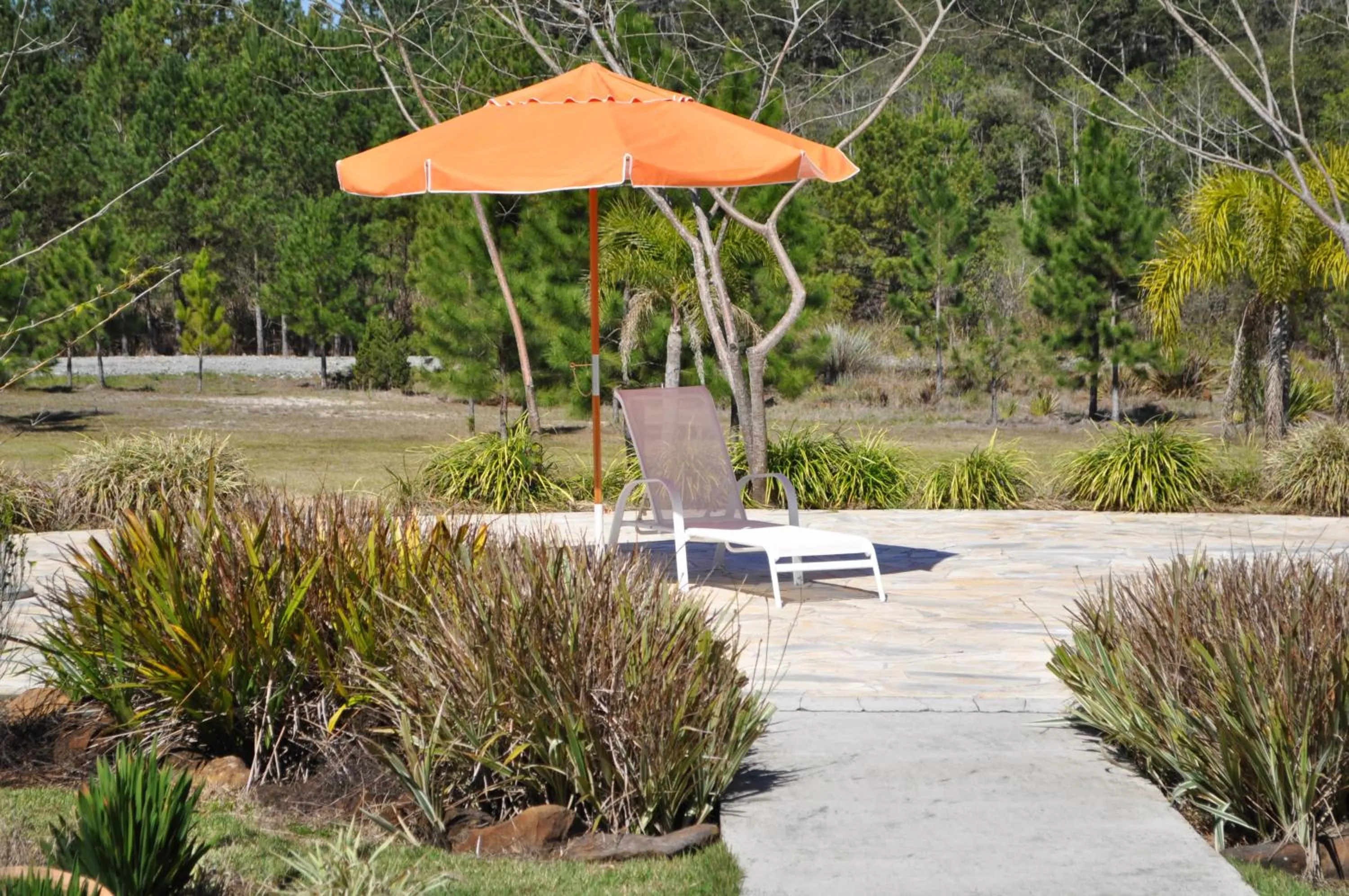 sunbed in Ózera Hotel Fazenda
