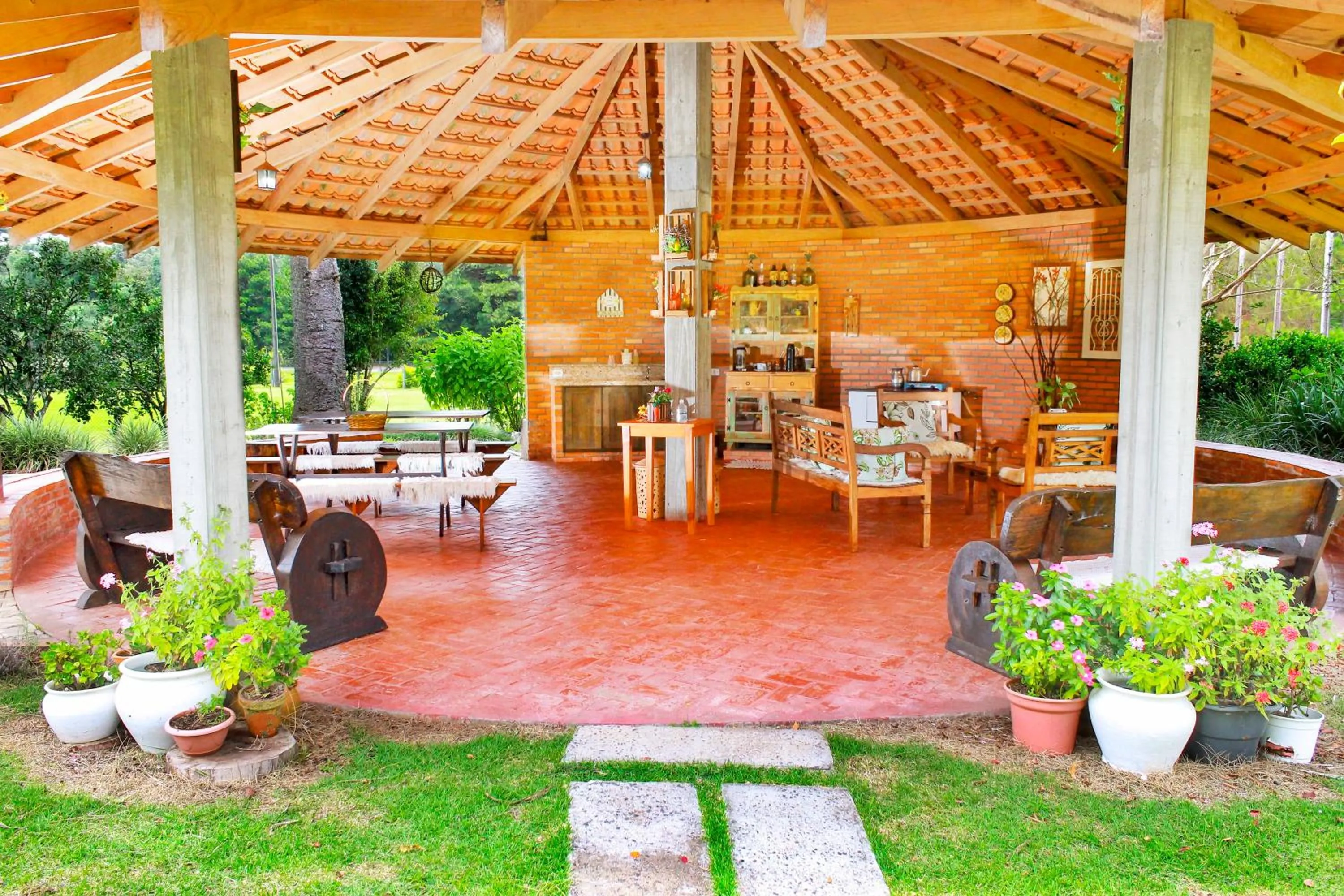 Seating area in Ózera Hotel Fazenda
