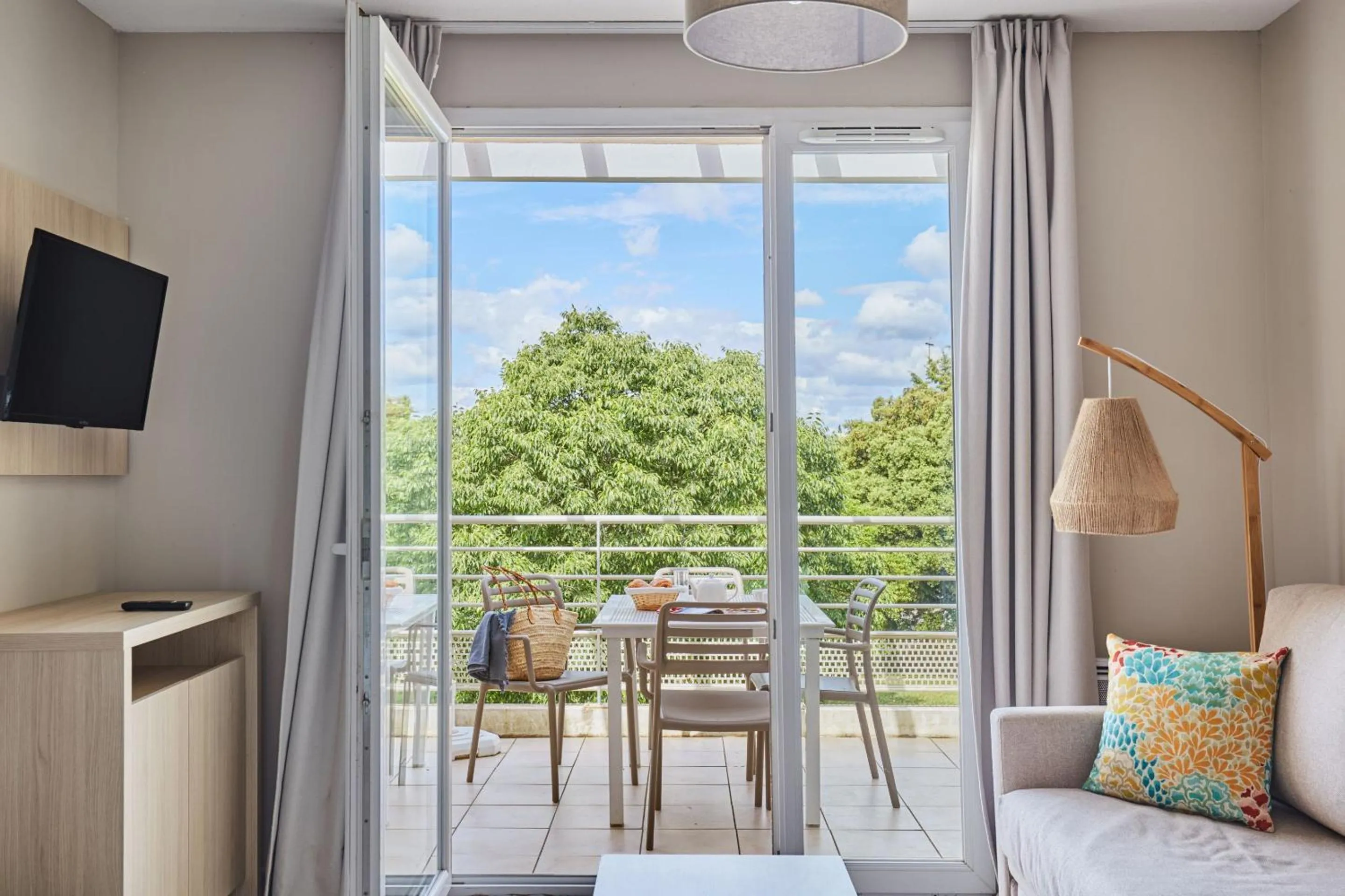 Balcony/Terrace in Résidence Odalys Les Océanides