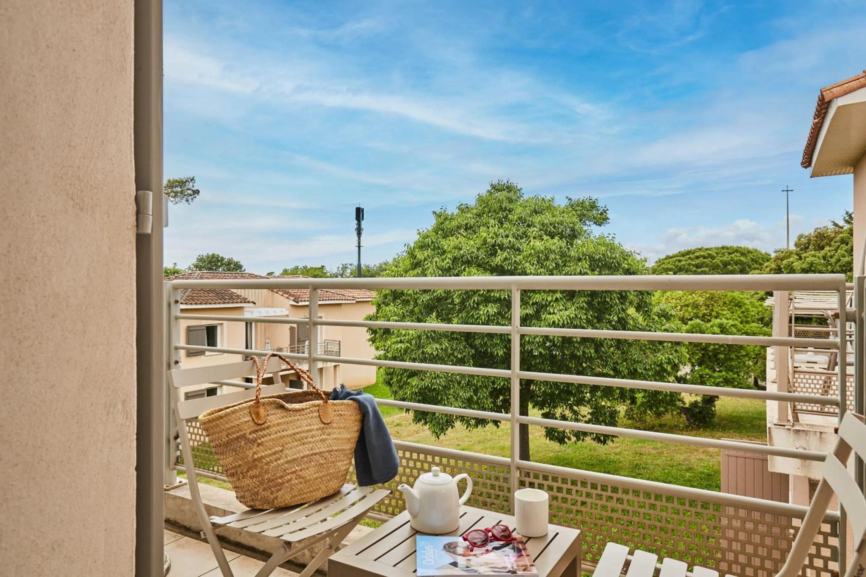 Balcony/Terrace in Résidence Odalys Les Océanides
