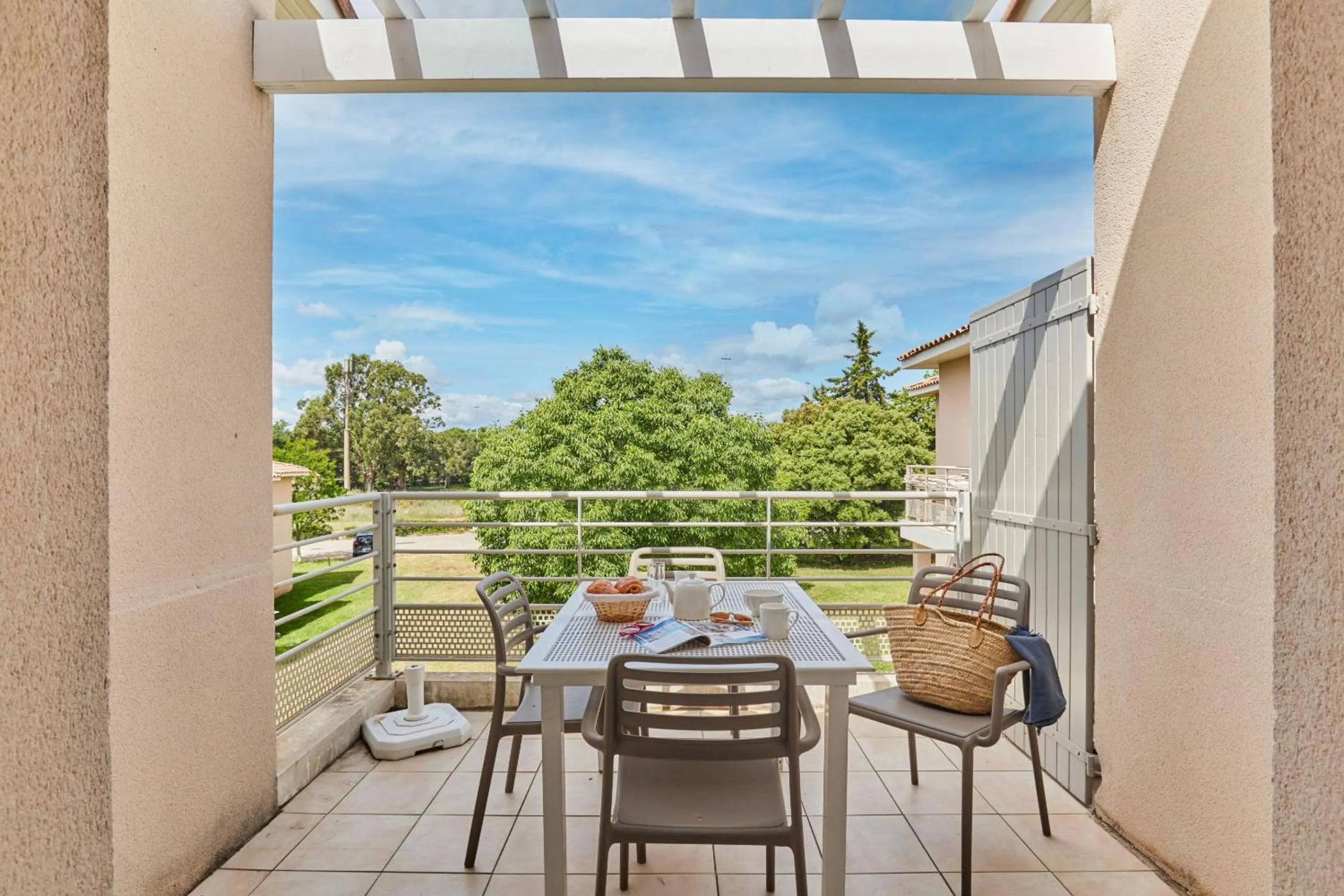 Balcony/Terrace in Résidence Odalys Les Océanides