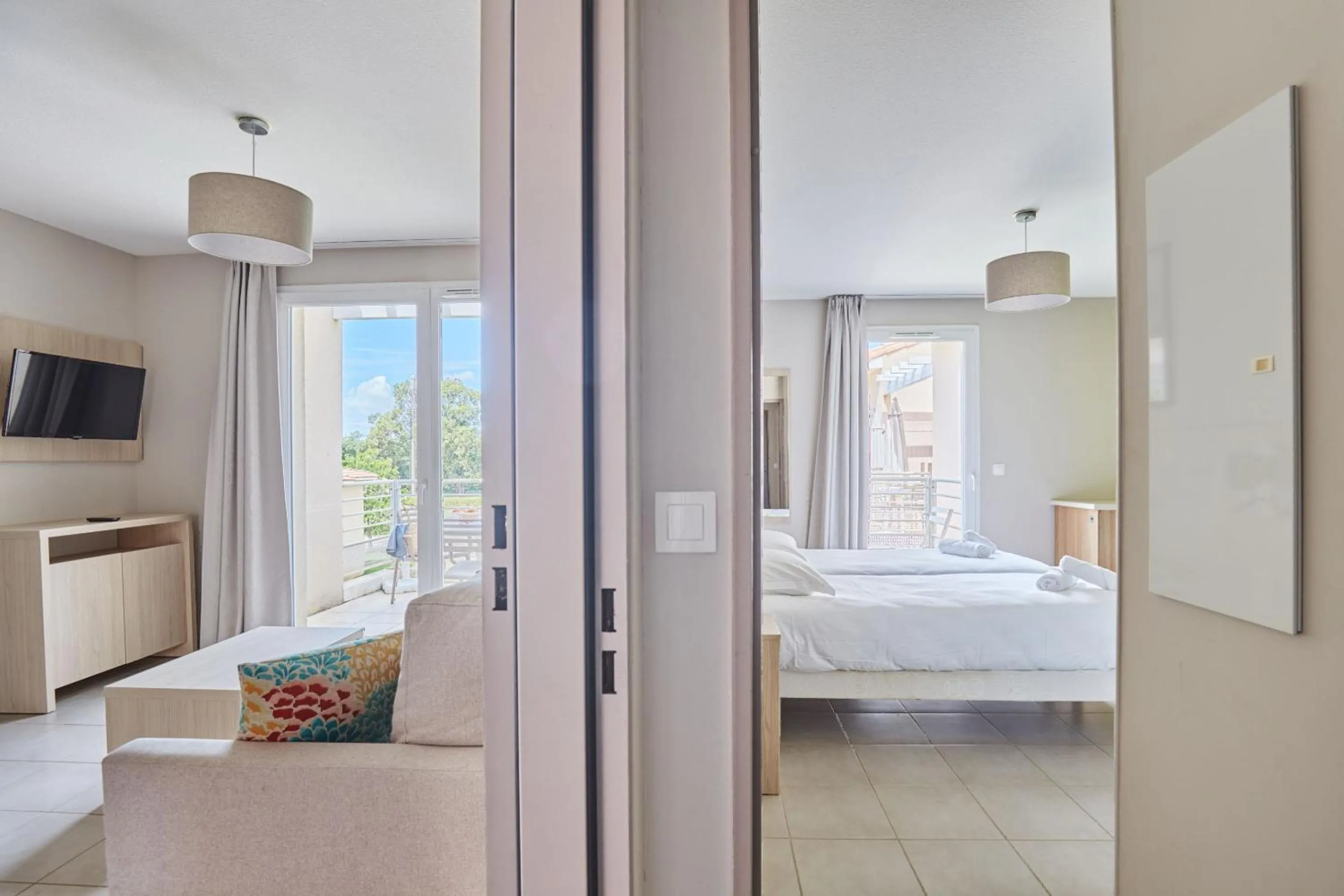 Bedroom, Bed in Résidence Odalys Les Océanides