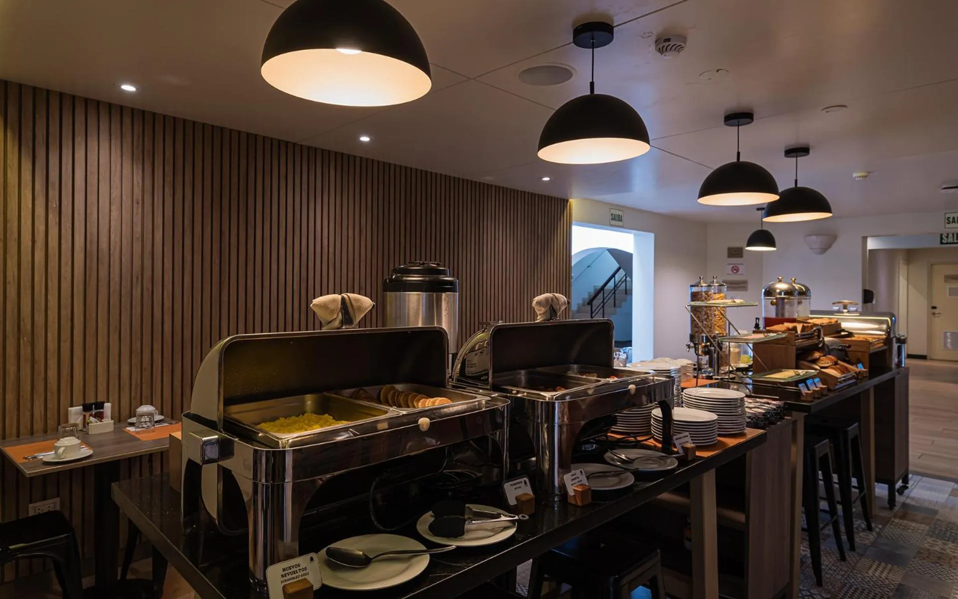 Buffet breakfast in Casa Andina Standard Trujillo Plaza