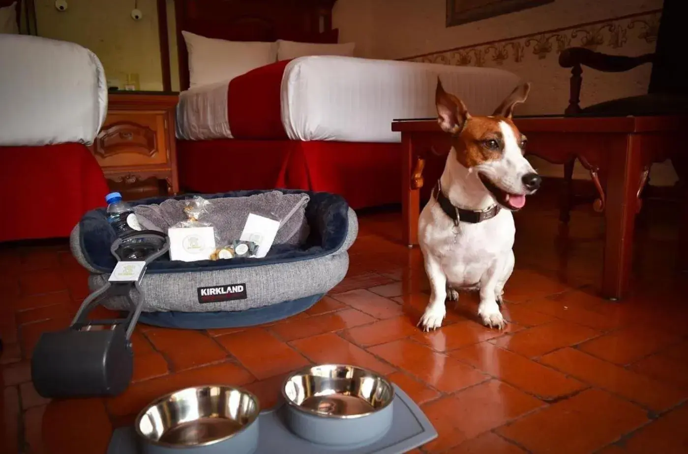 Bed in Hosteria Las Quintas Hotel Restaurante Bar Bed in Hosteria Las Quintas Hotel Restaurante Bar