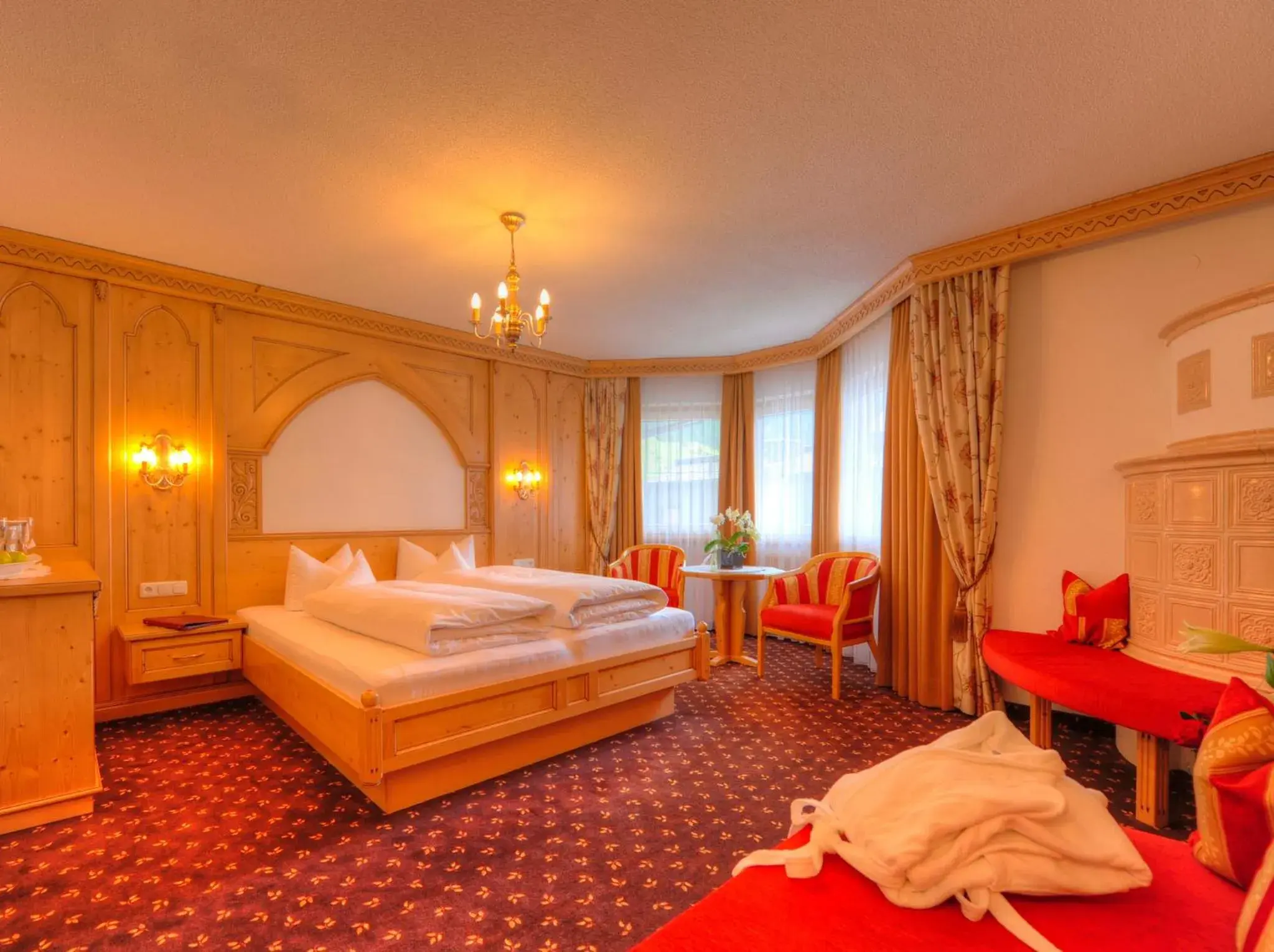Bedroom, Bed in Hotel Verwall