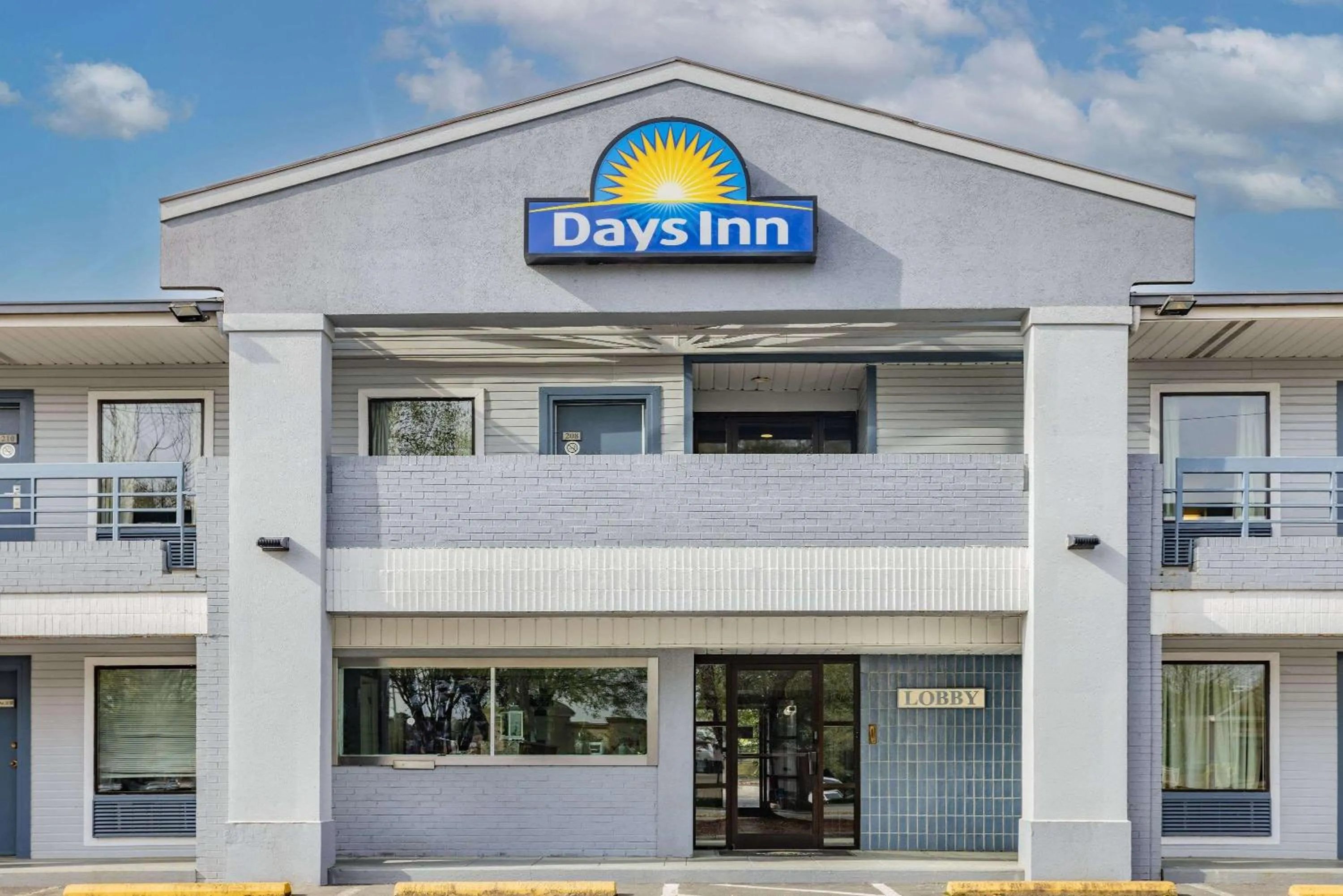 Property building in Days Inn by Wyndham Raleigh Glenwood-Crabtree