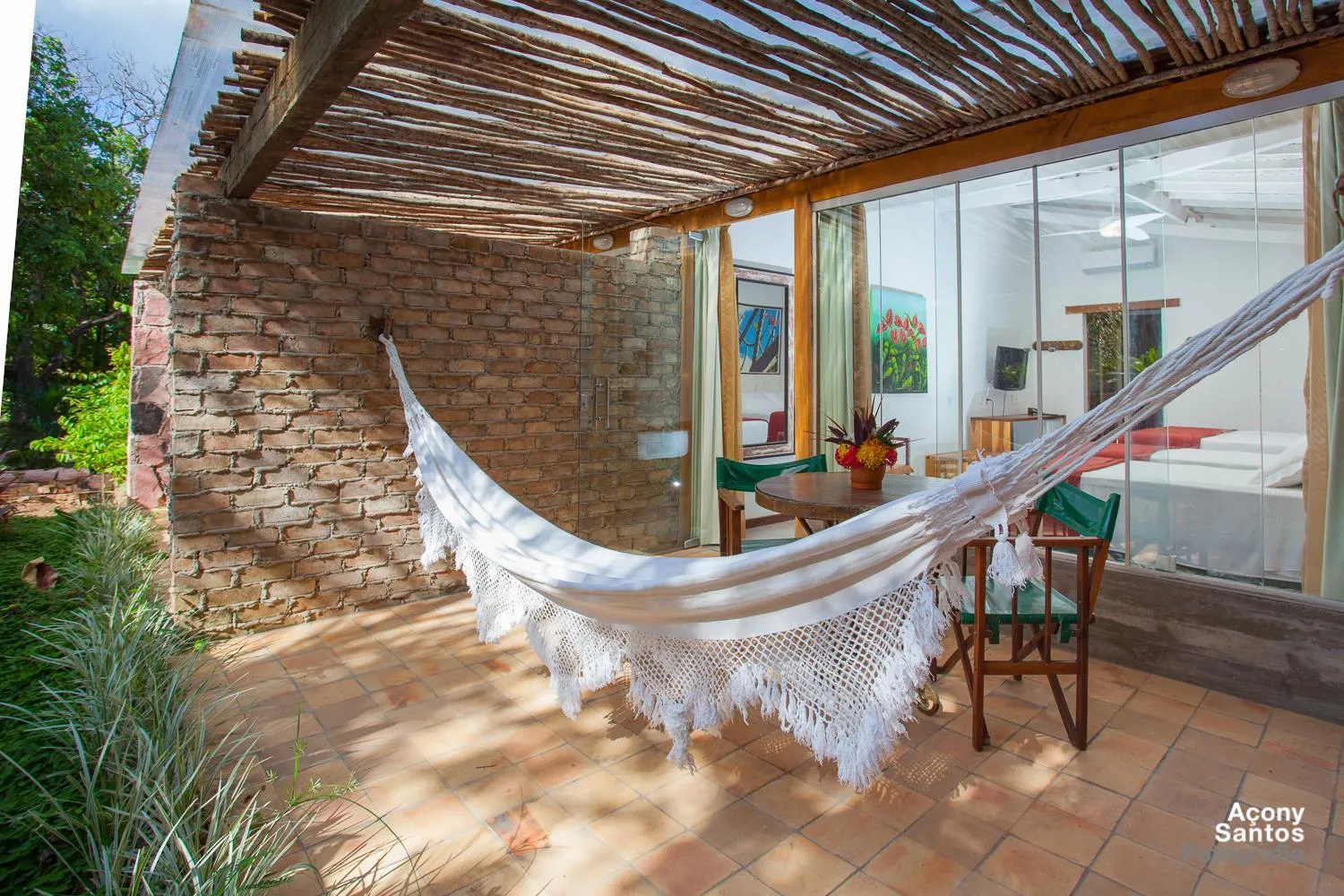 Patio in Hotel de Lençois