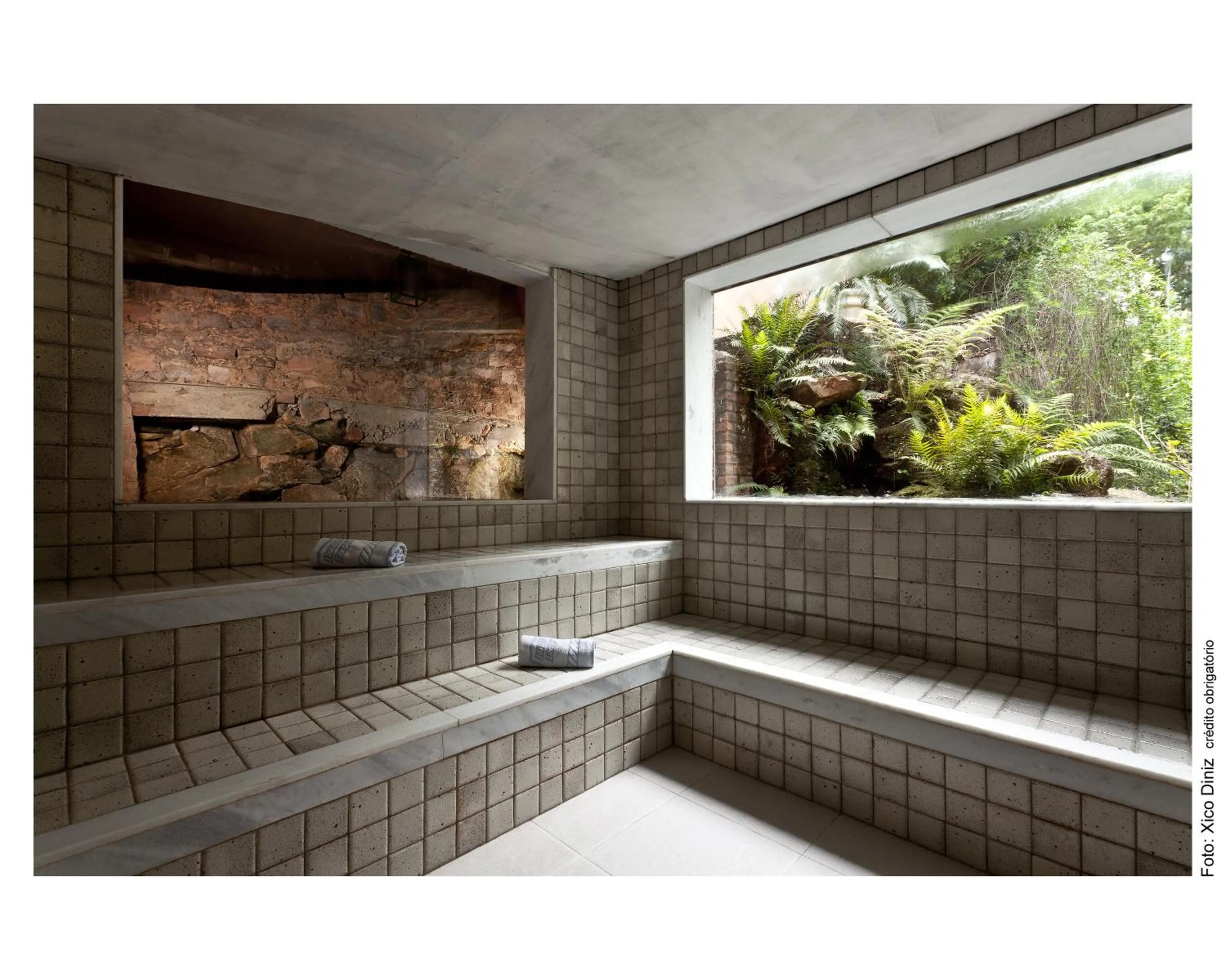 Sauna in Hotel de Lençois