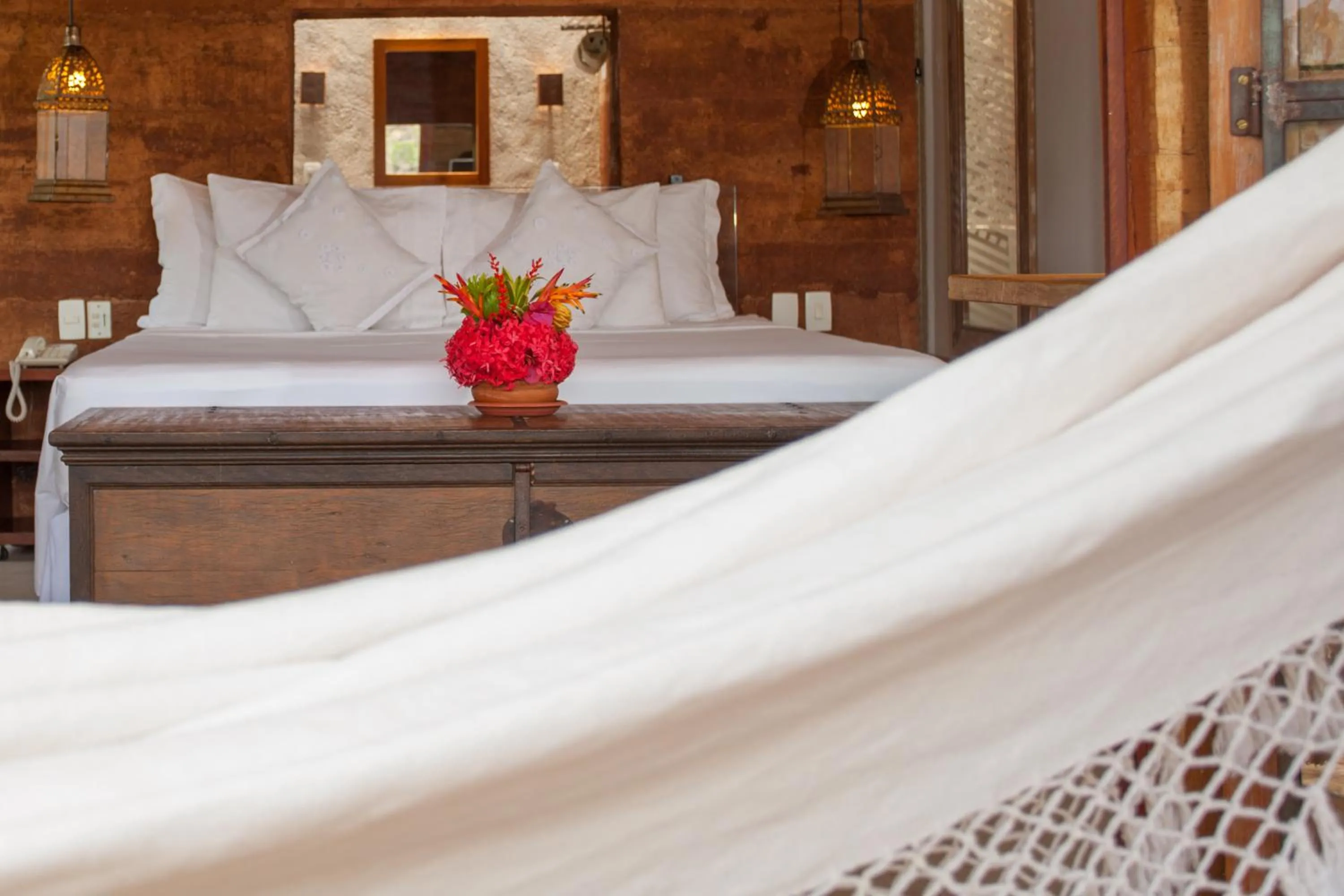 Bed in Hotel de Lençois