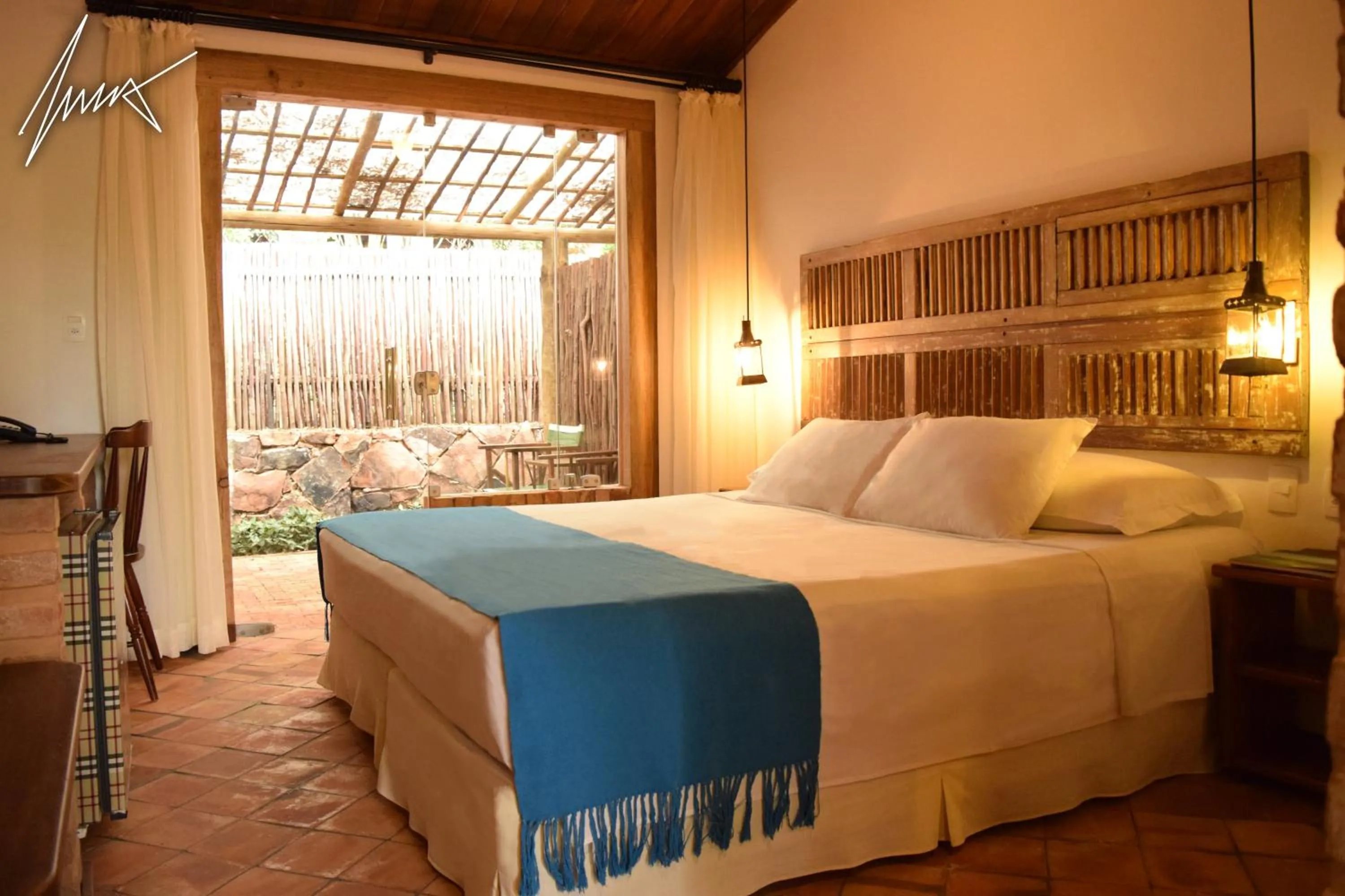 Bed in Hotel de Lençois