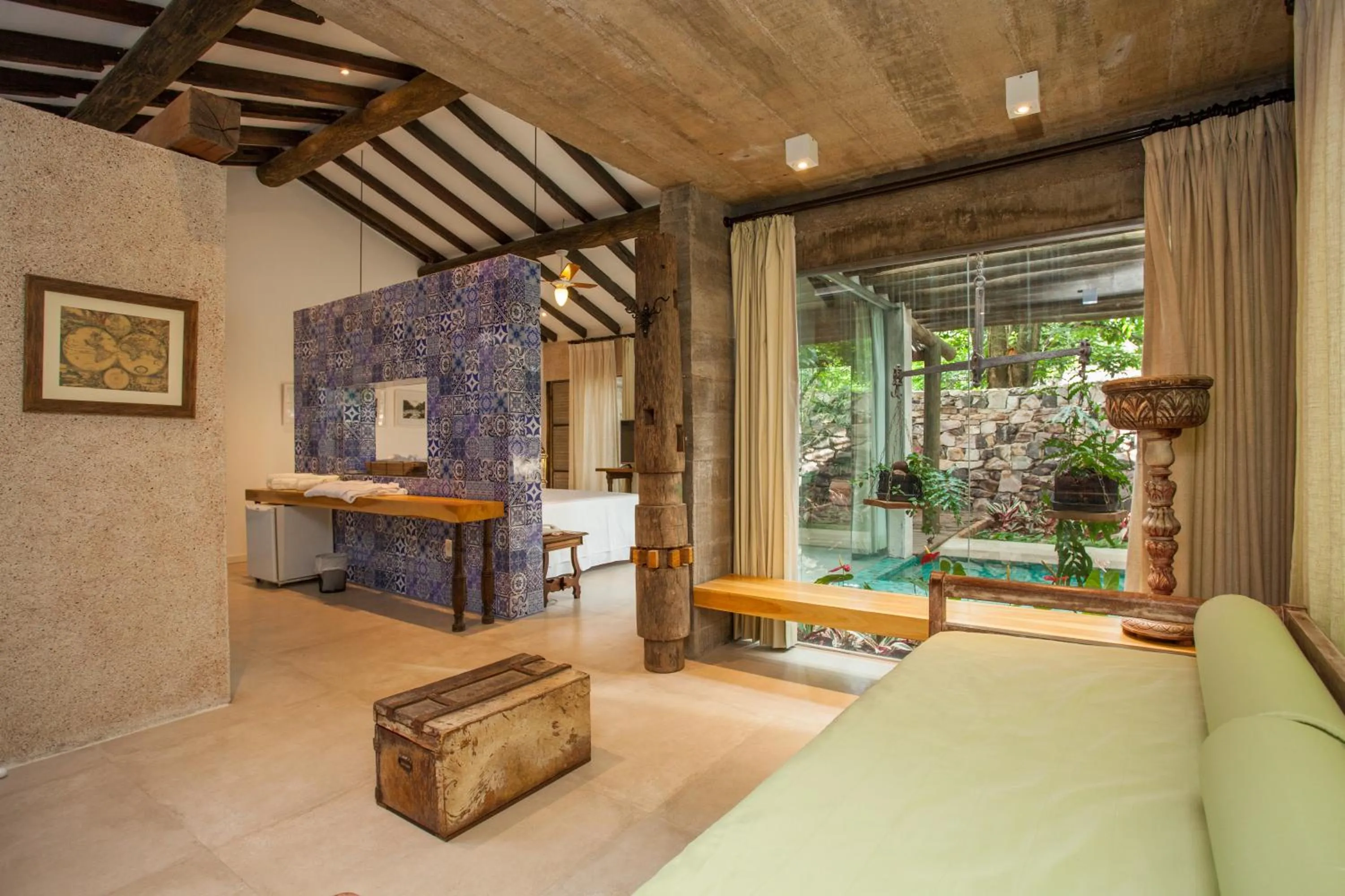 Living room in Hotel de Lençois
