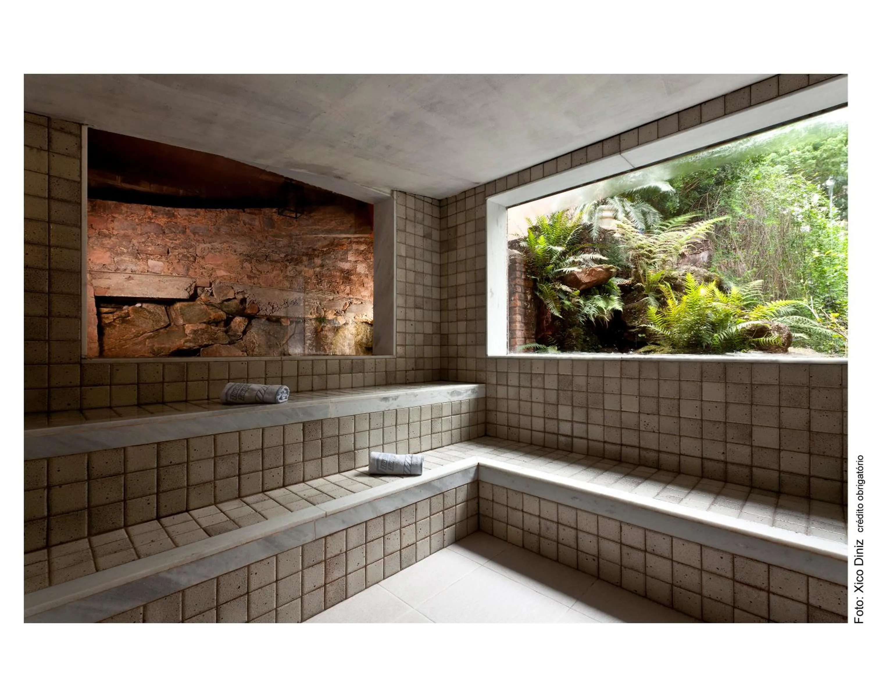 Sauna in Hotel de Lençois