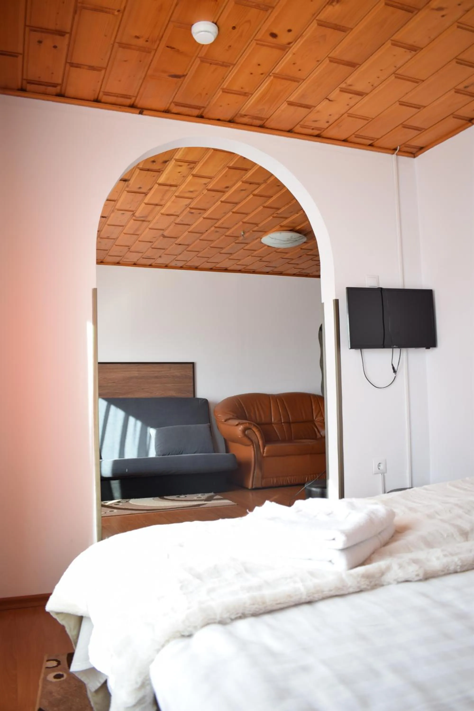 Bed in Hotel Simeria