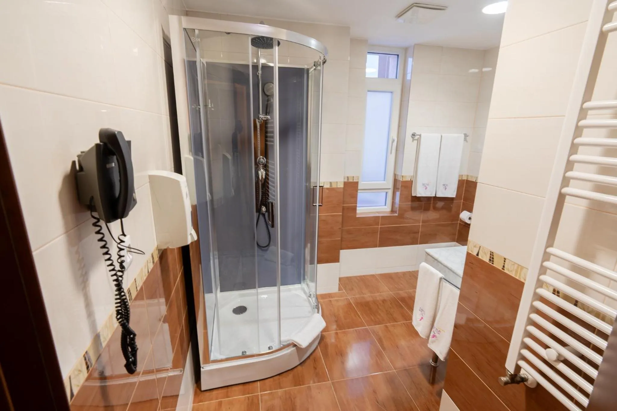 Shower in Hotel Dorna