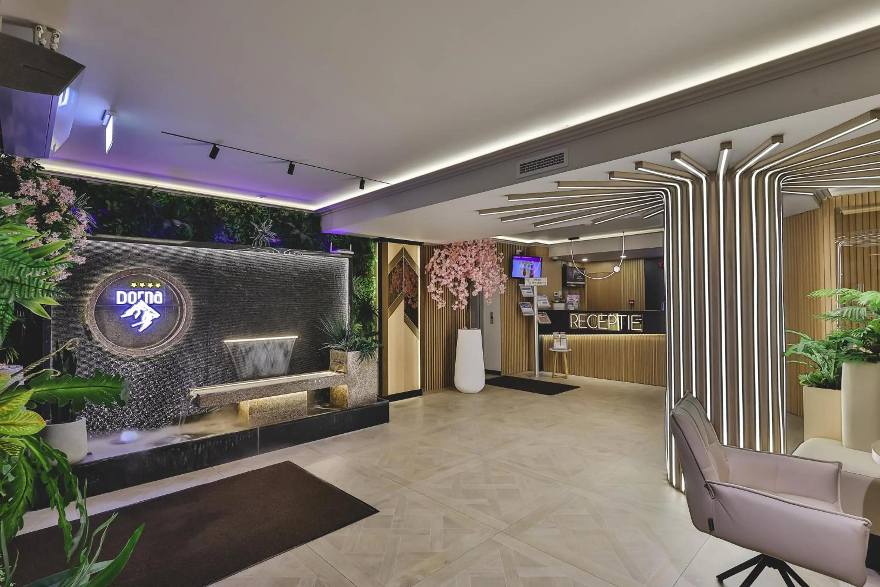 Lobby or reception in Hotel Dorna