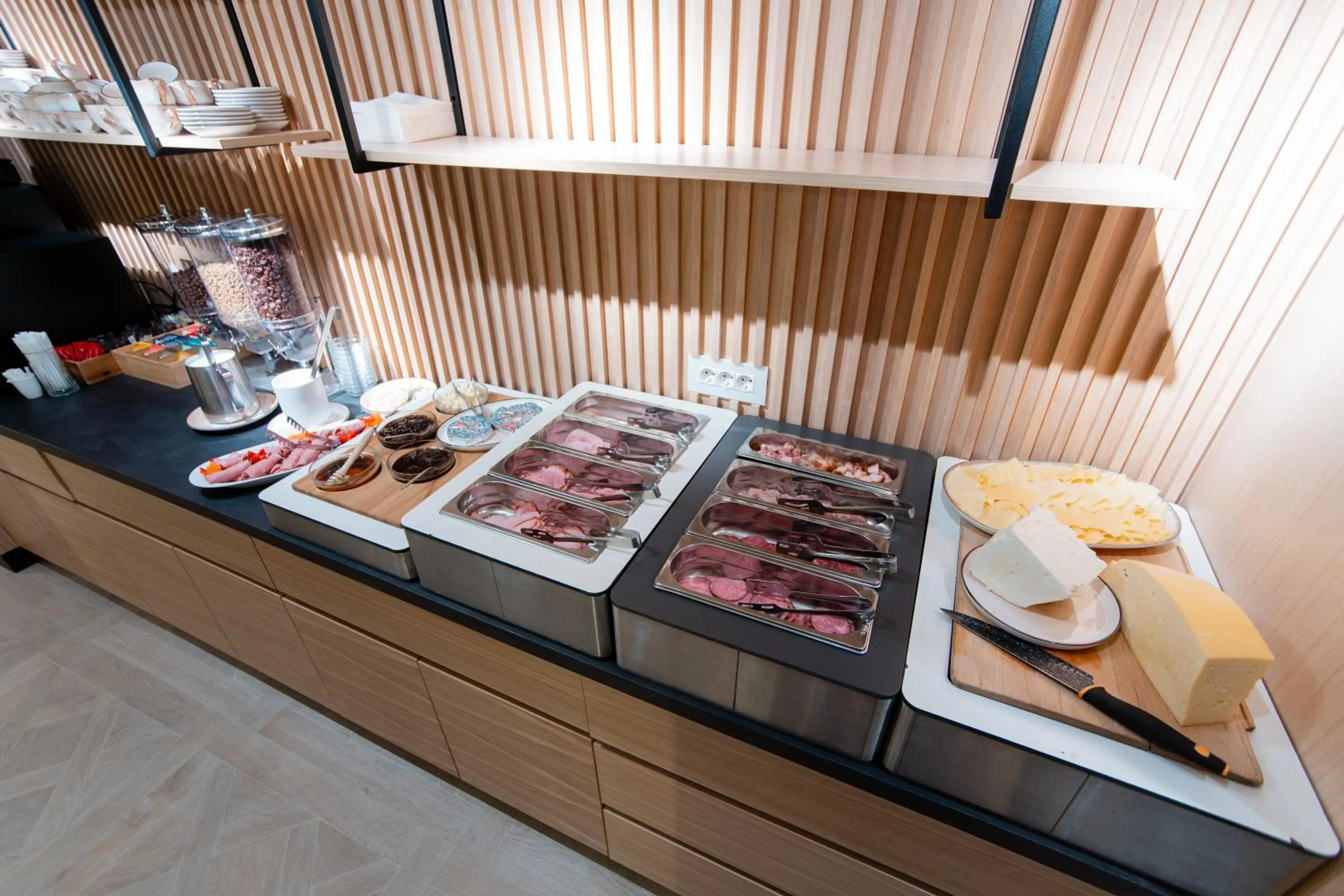 Buffet breakfast in Hotel Dorna