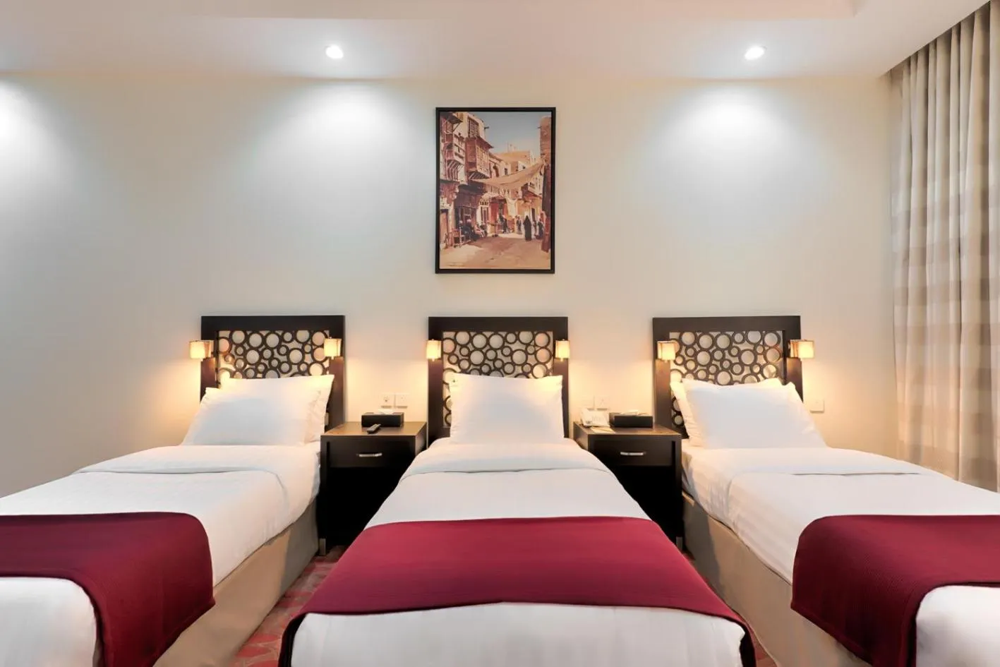 Bed in Al Joud Hotel Makkah