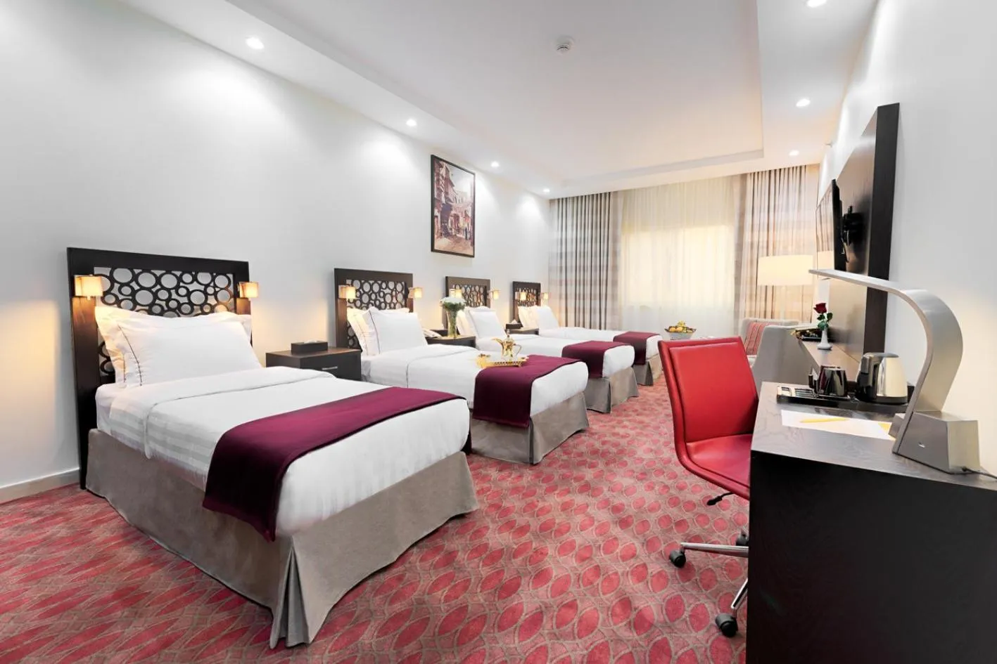 Bed in Al Joud Hotel Makkah