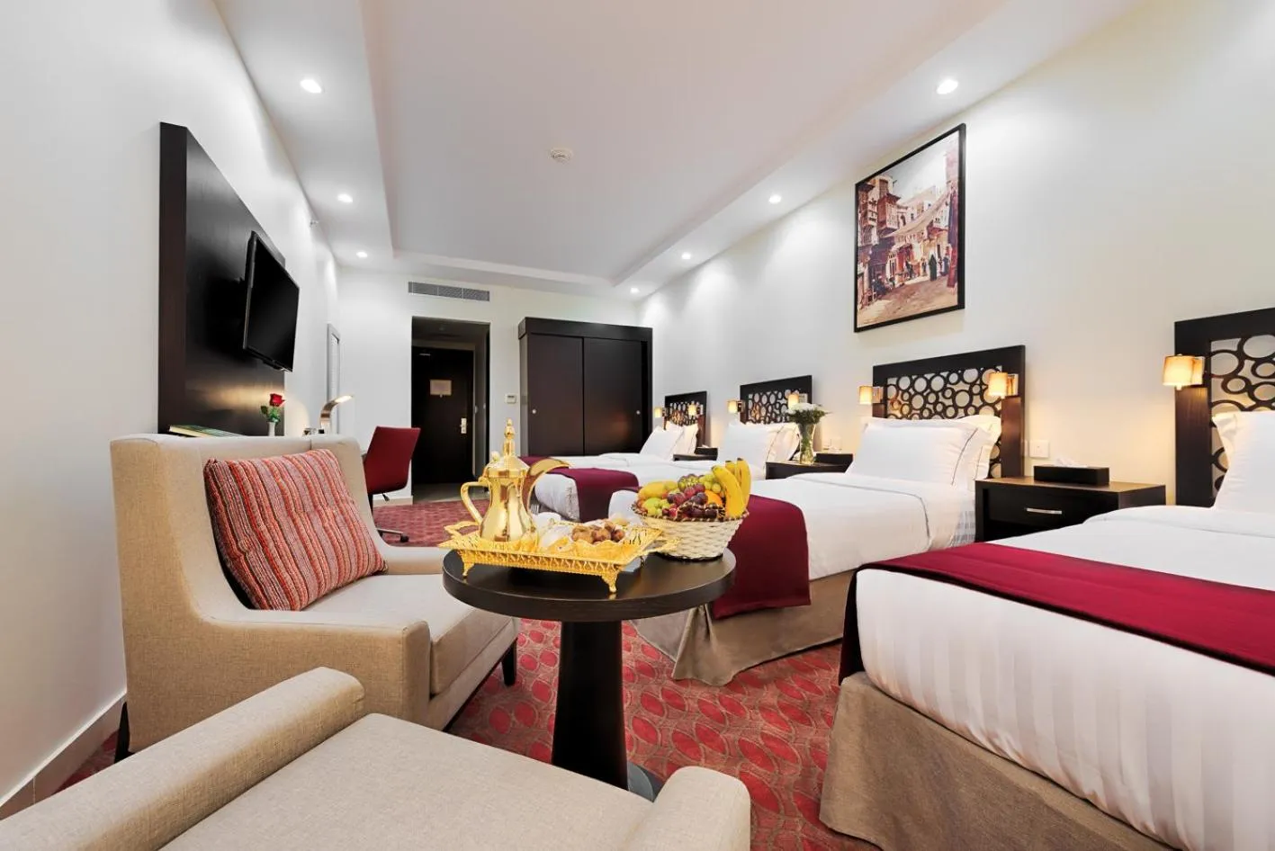 Bed in Al Joud Hotel Makkah