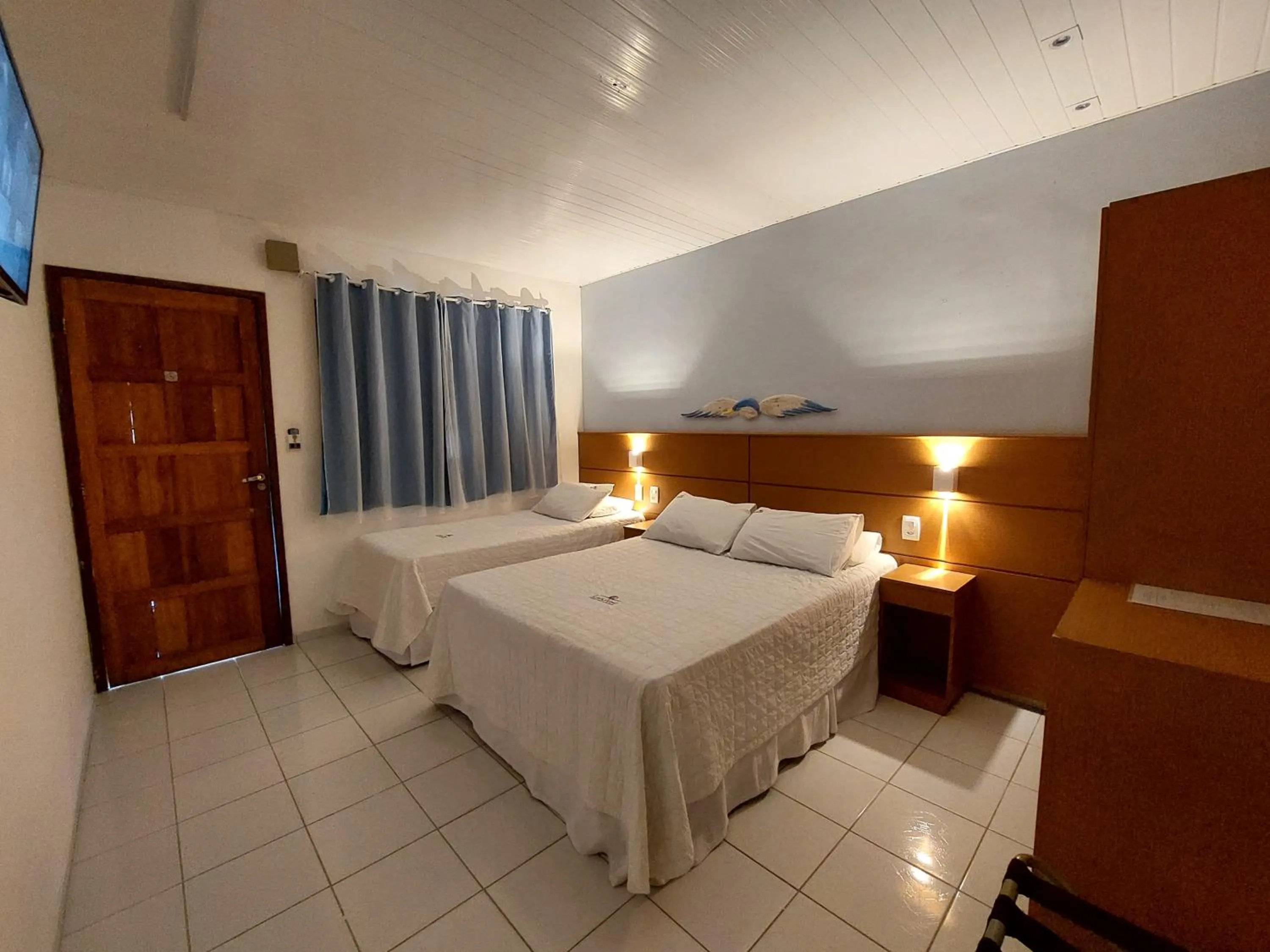 Bedroom, Bed in Pousada Lua Azul