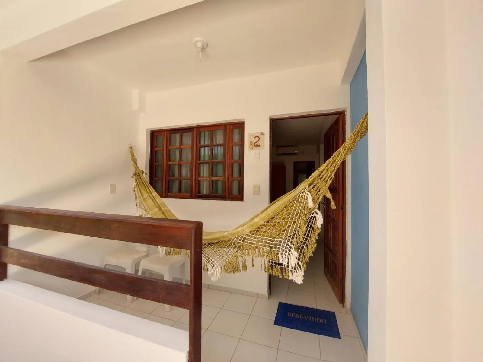 Photo of the whole room, Bed in Pousada Lua Azul
