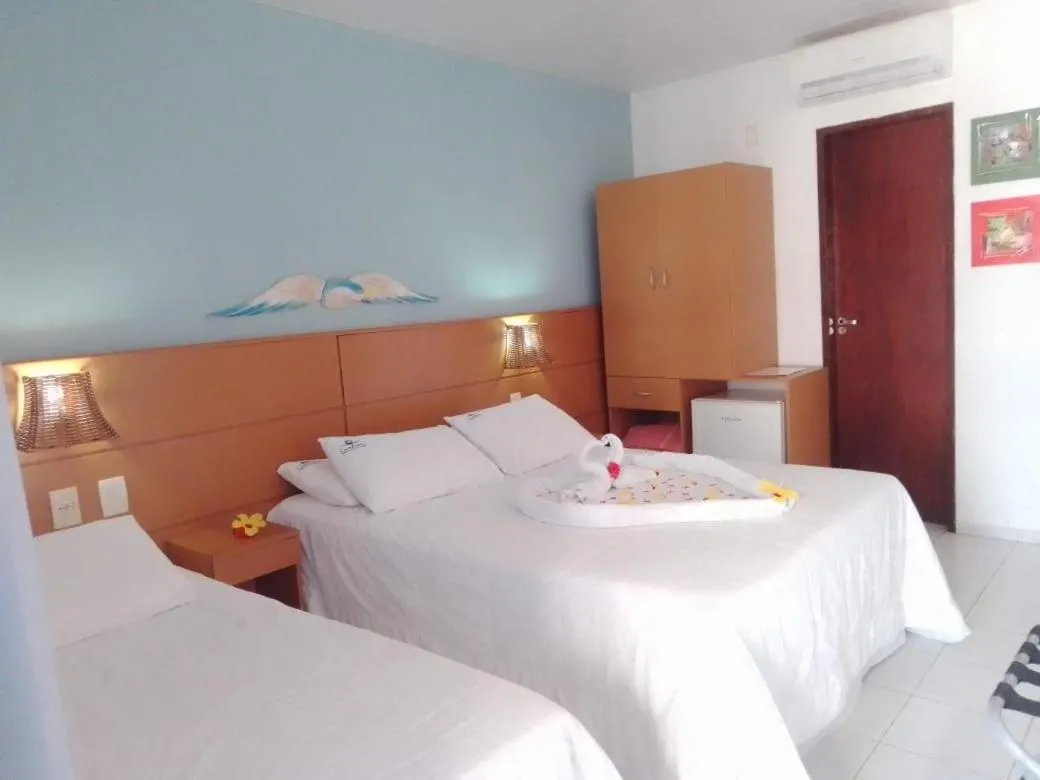 Bedroom, Bed in Pousada Lua Azul