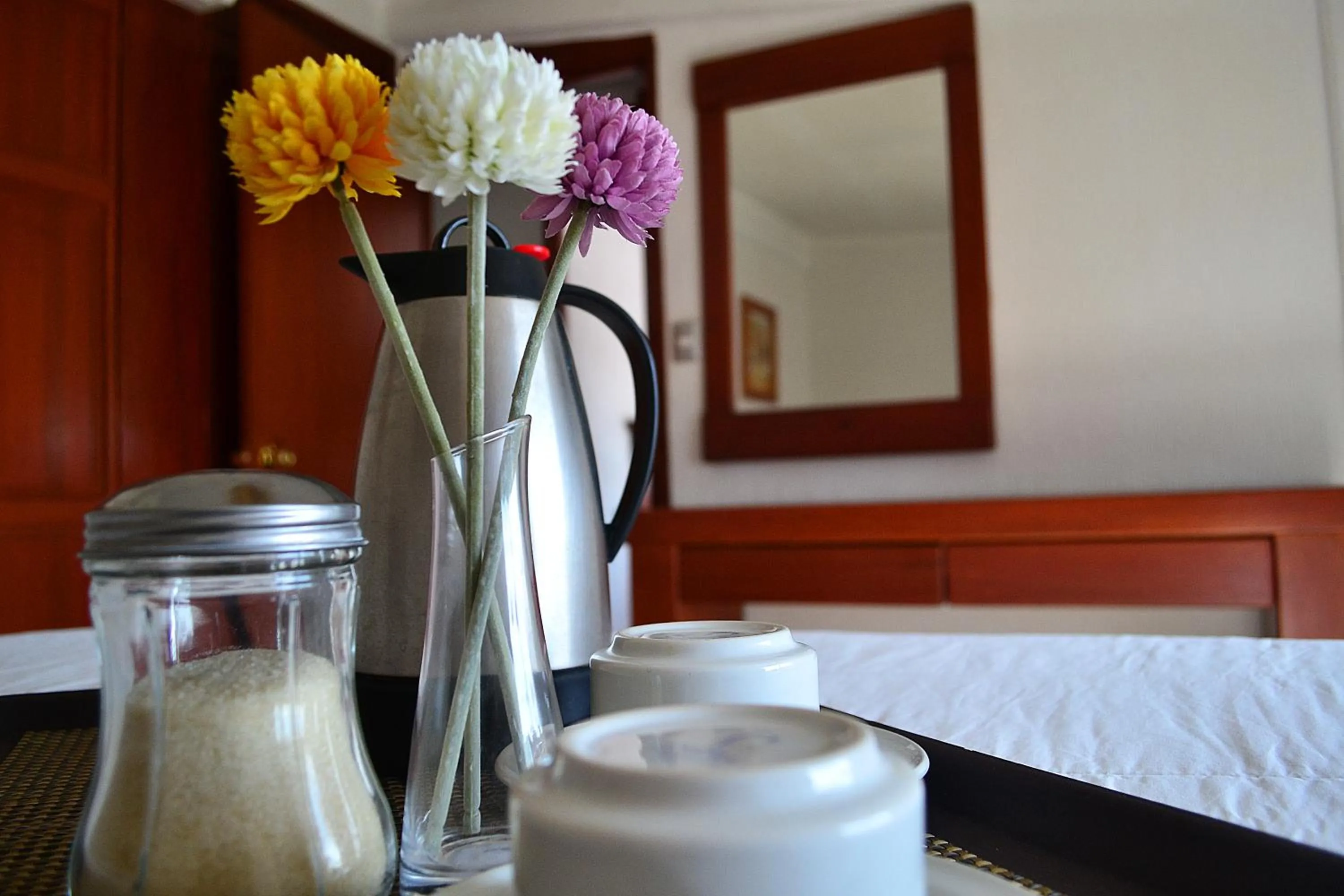 Coffee/tea facilities, Bed in Hotel Campestre Inn