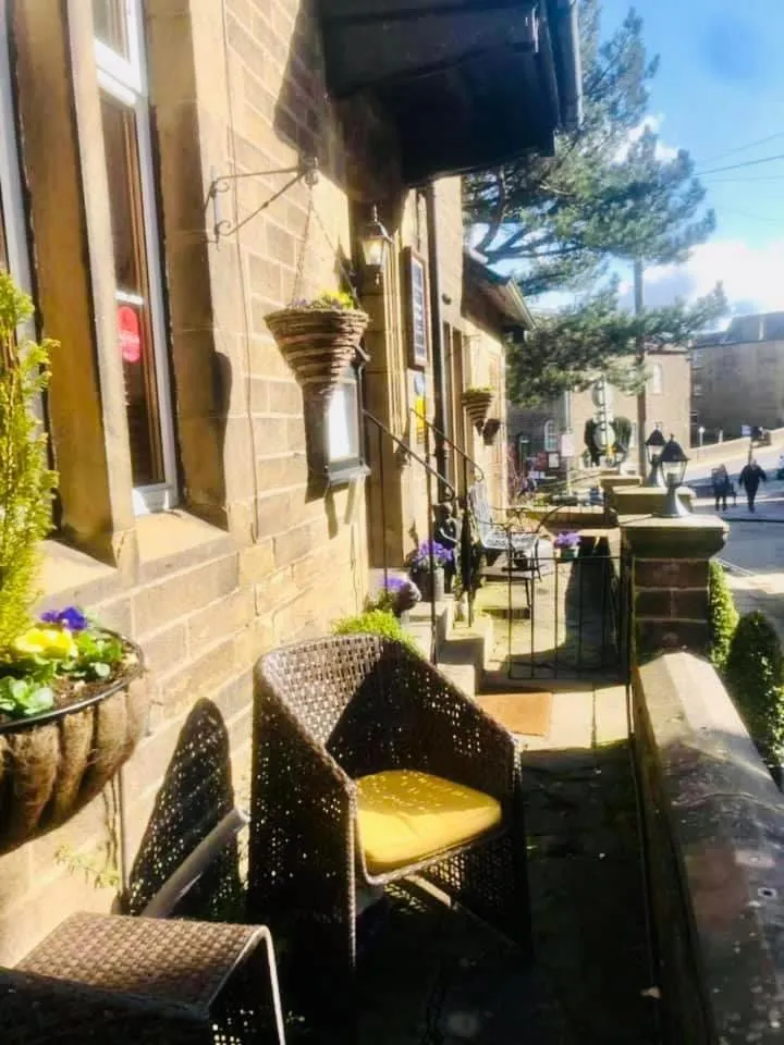 Patio in The Old Registry guest house