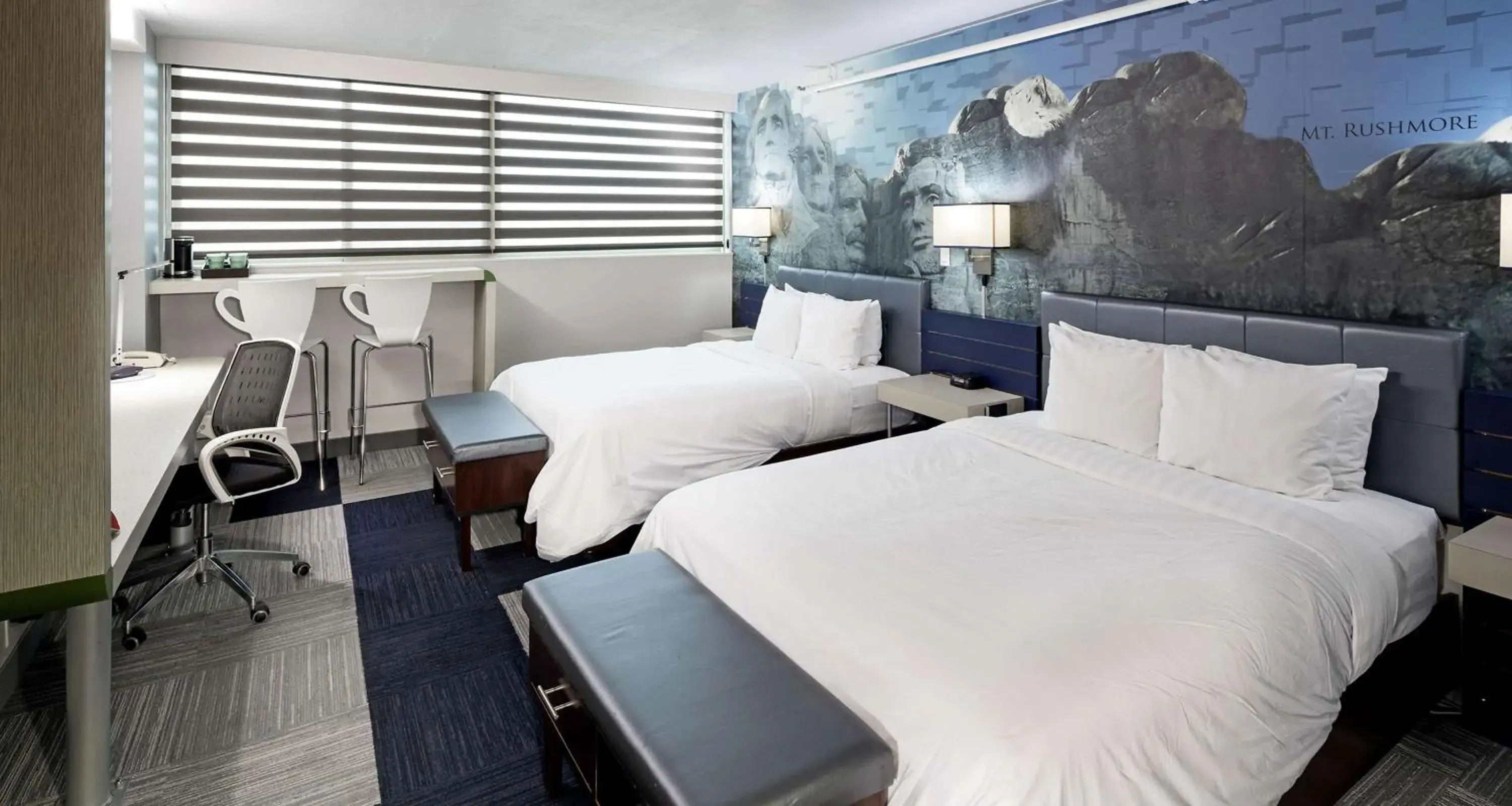 Queen Room with Two Queen Beds and City View in The Rushmore Hotel & Suites; BW Premier Collection Queen Room with Two Queen Beds and City View in The Rushmore Hotel & Suites; BW Premier Collection