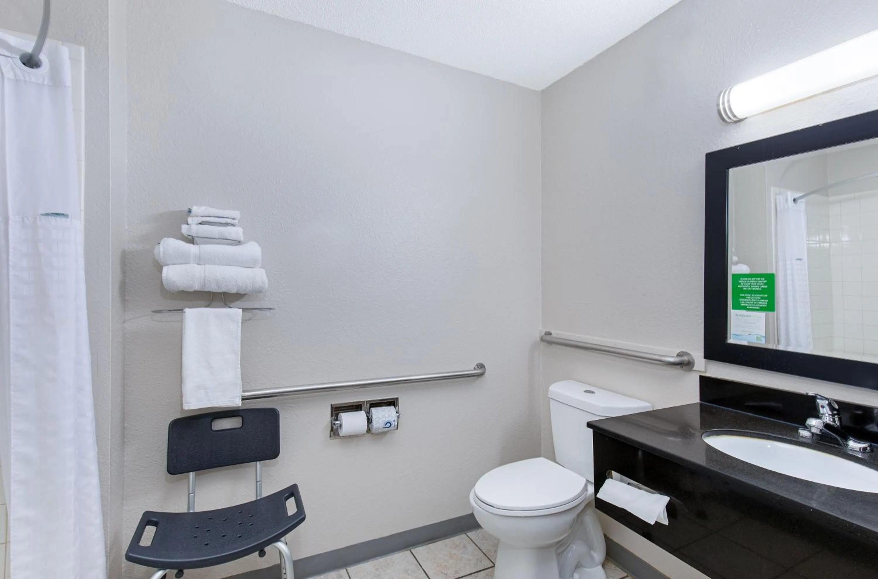 Toilet in Super 8 by Wyndham Johnson City