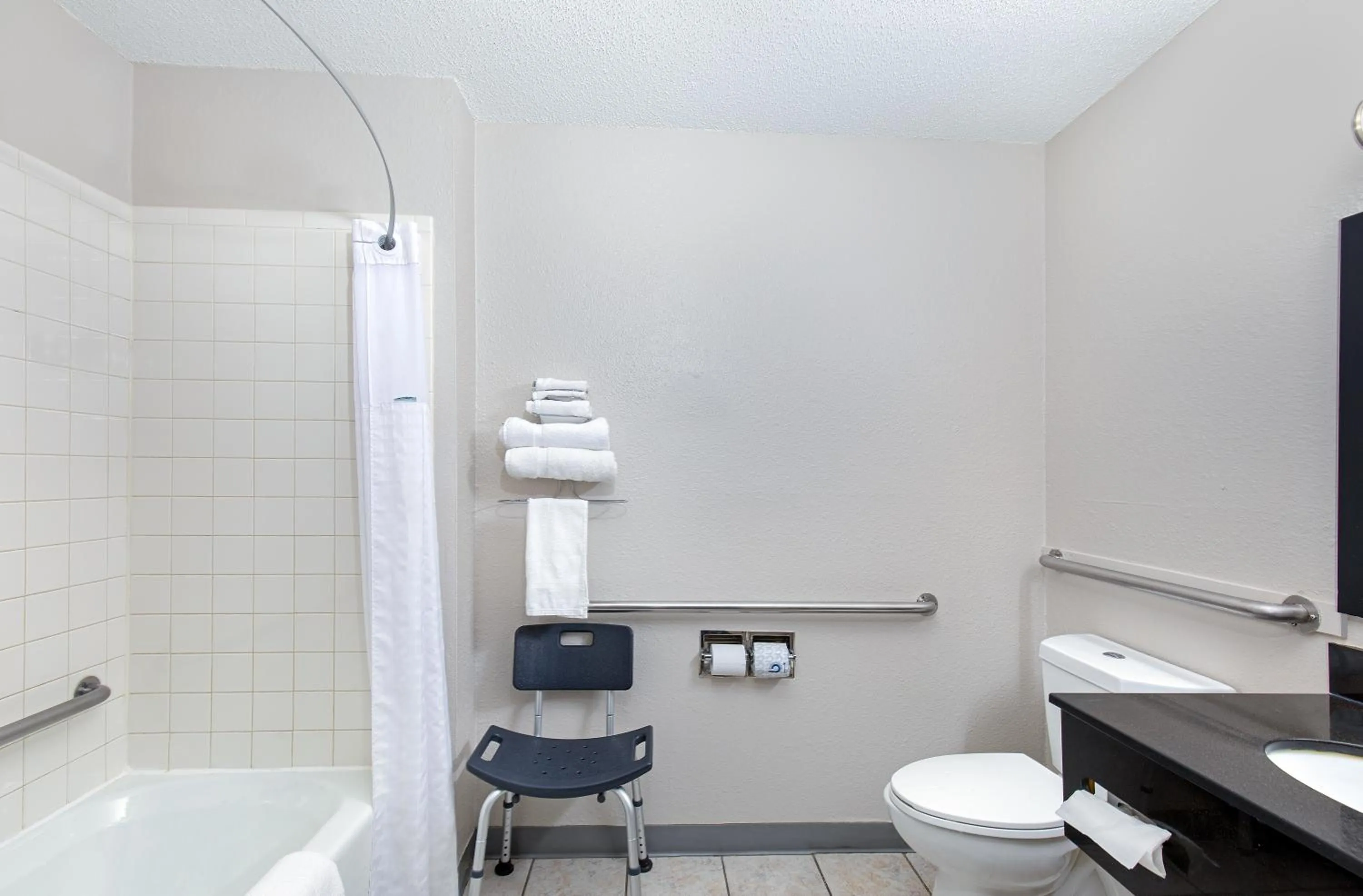 Bathroom in Super 8 by Wyndham Johnson City