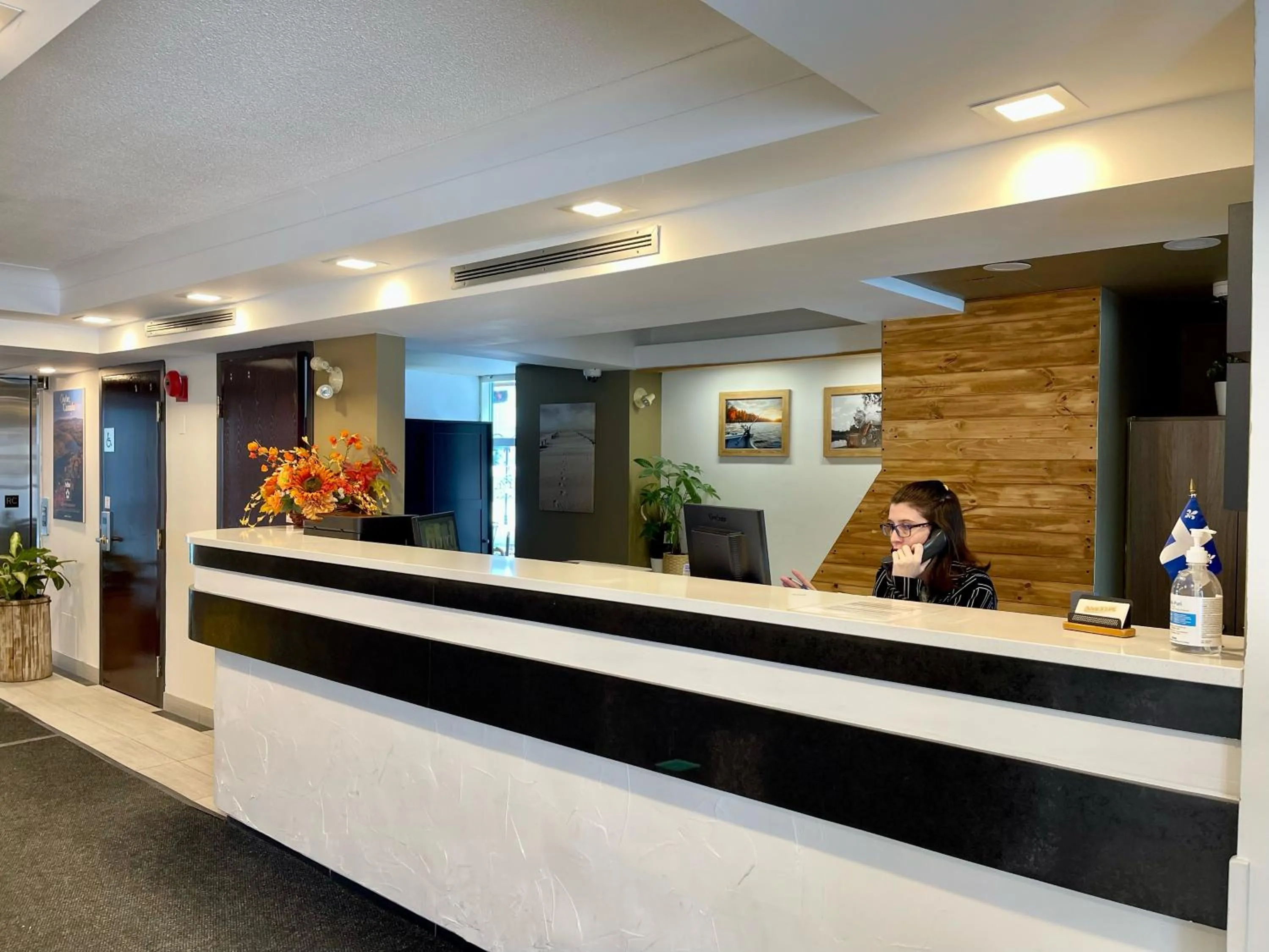 Lobby or reception in Auberge de la Gare