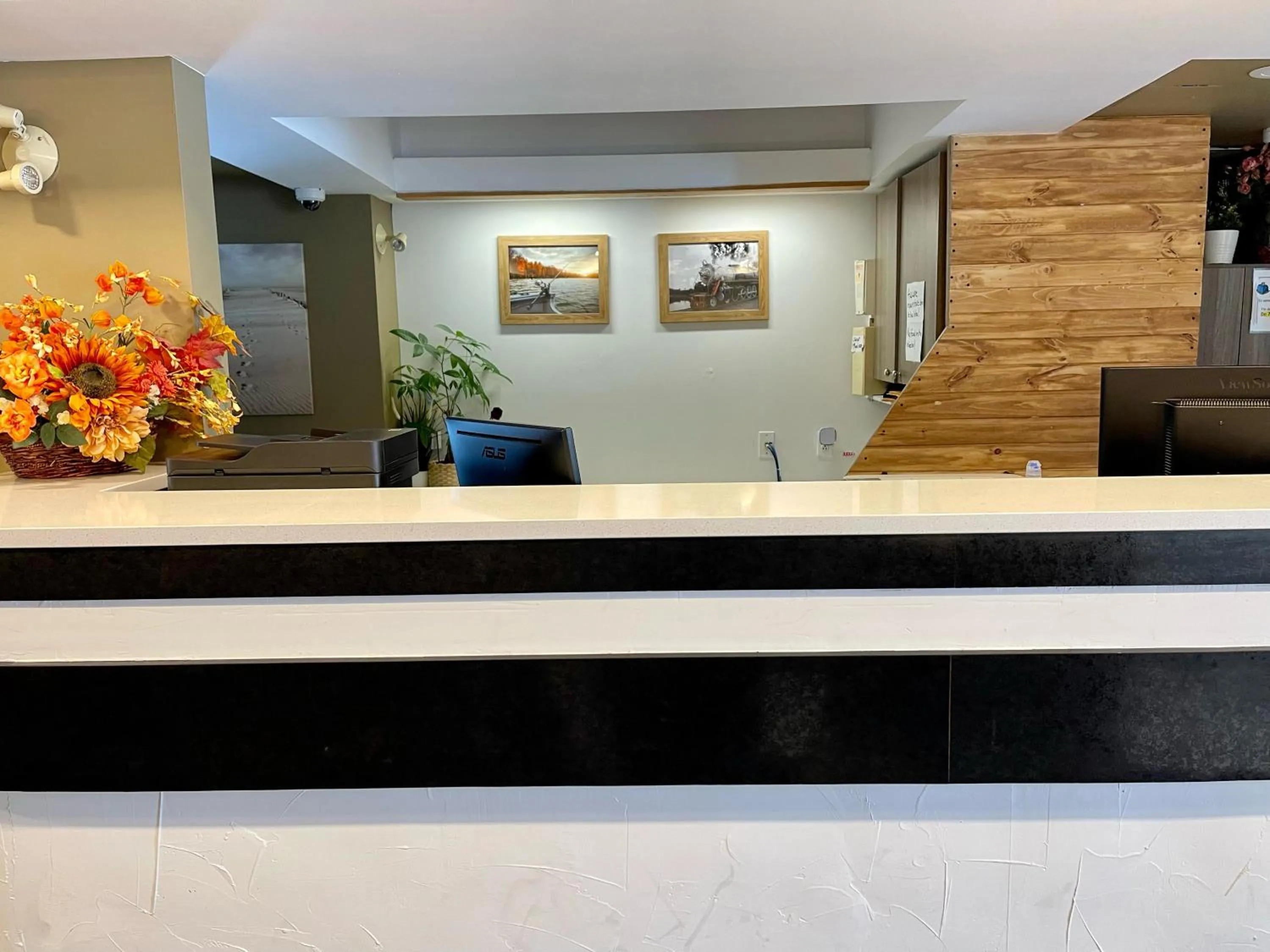 Lobby or reception in Auberge de la Gare