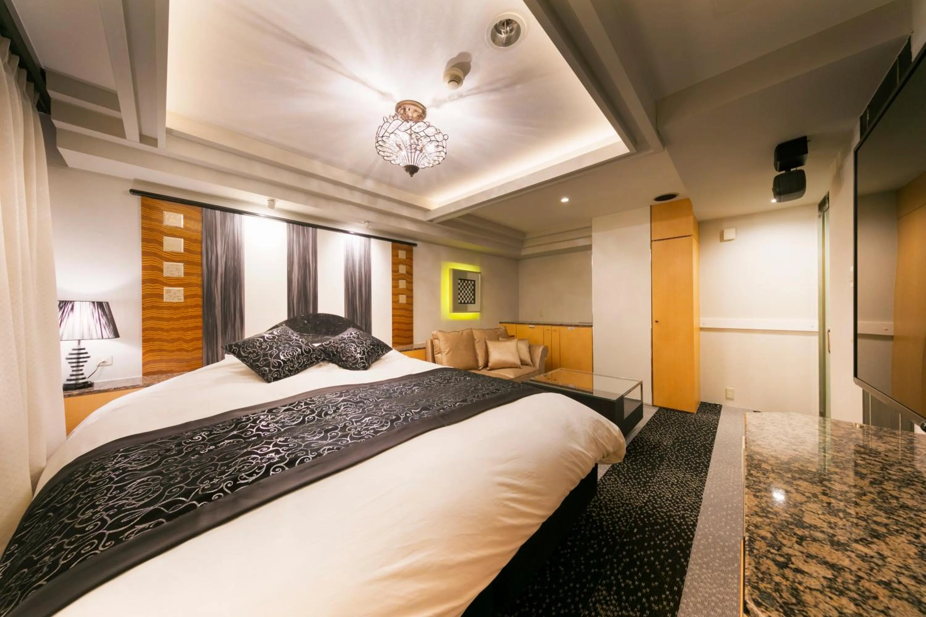 Bed in Hotel Eldia Modern Kobe(Adult Only)