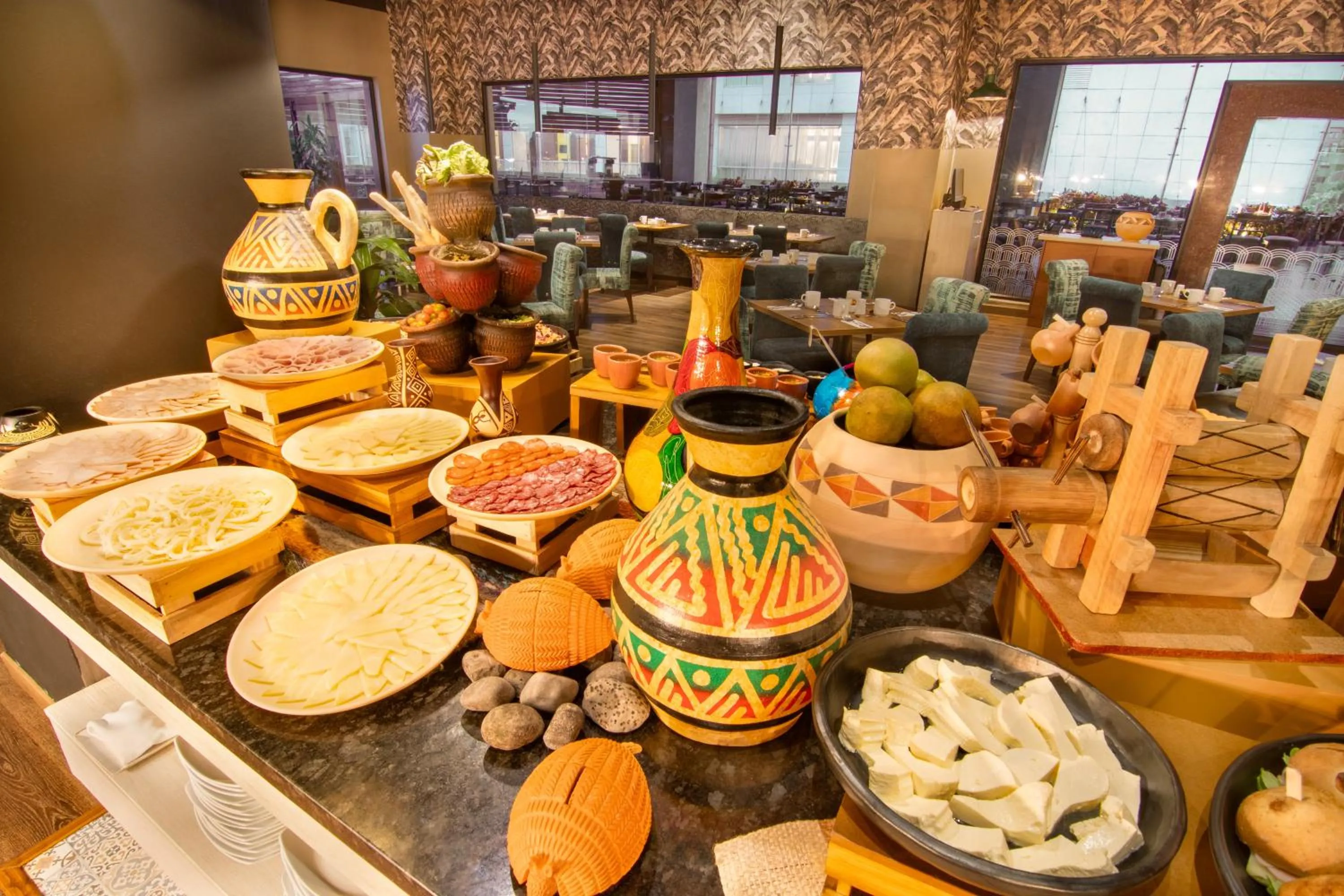 Buffet breakfast in Sheraton Bogotá Hotel