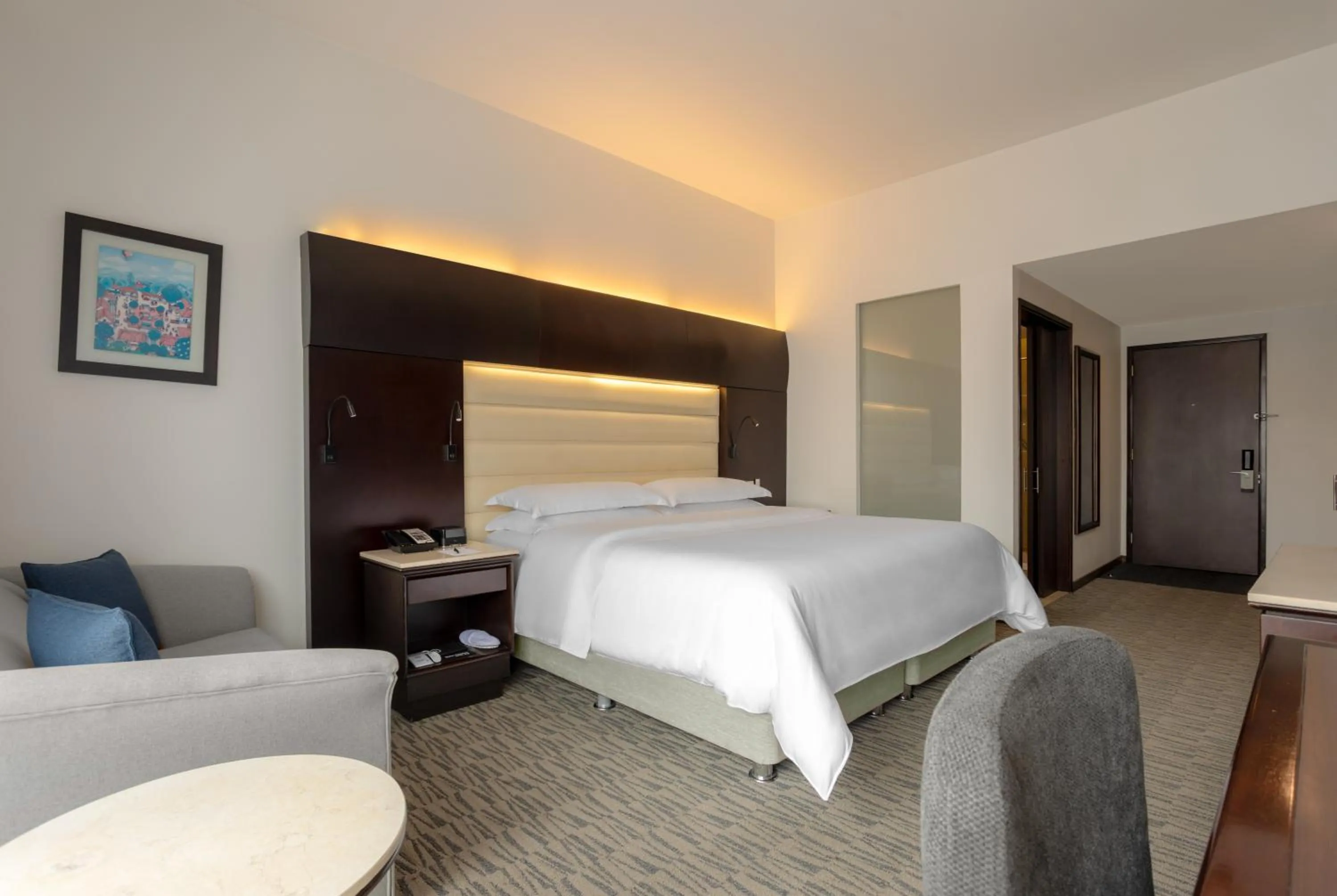 Decorative detail, Bed in Sheraton Bogotá Hotel