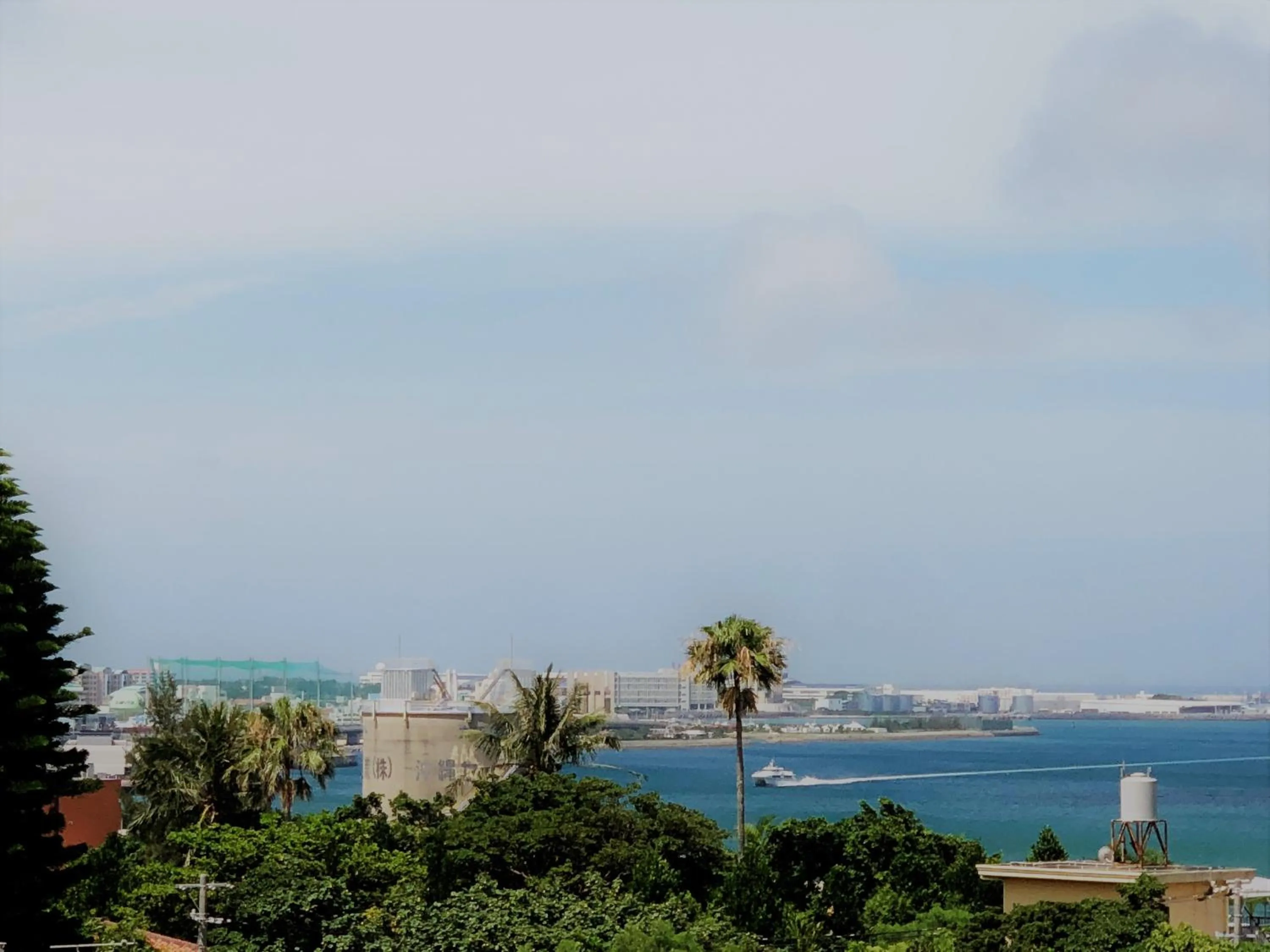 Sea view in Sunset Hills Inn Naha