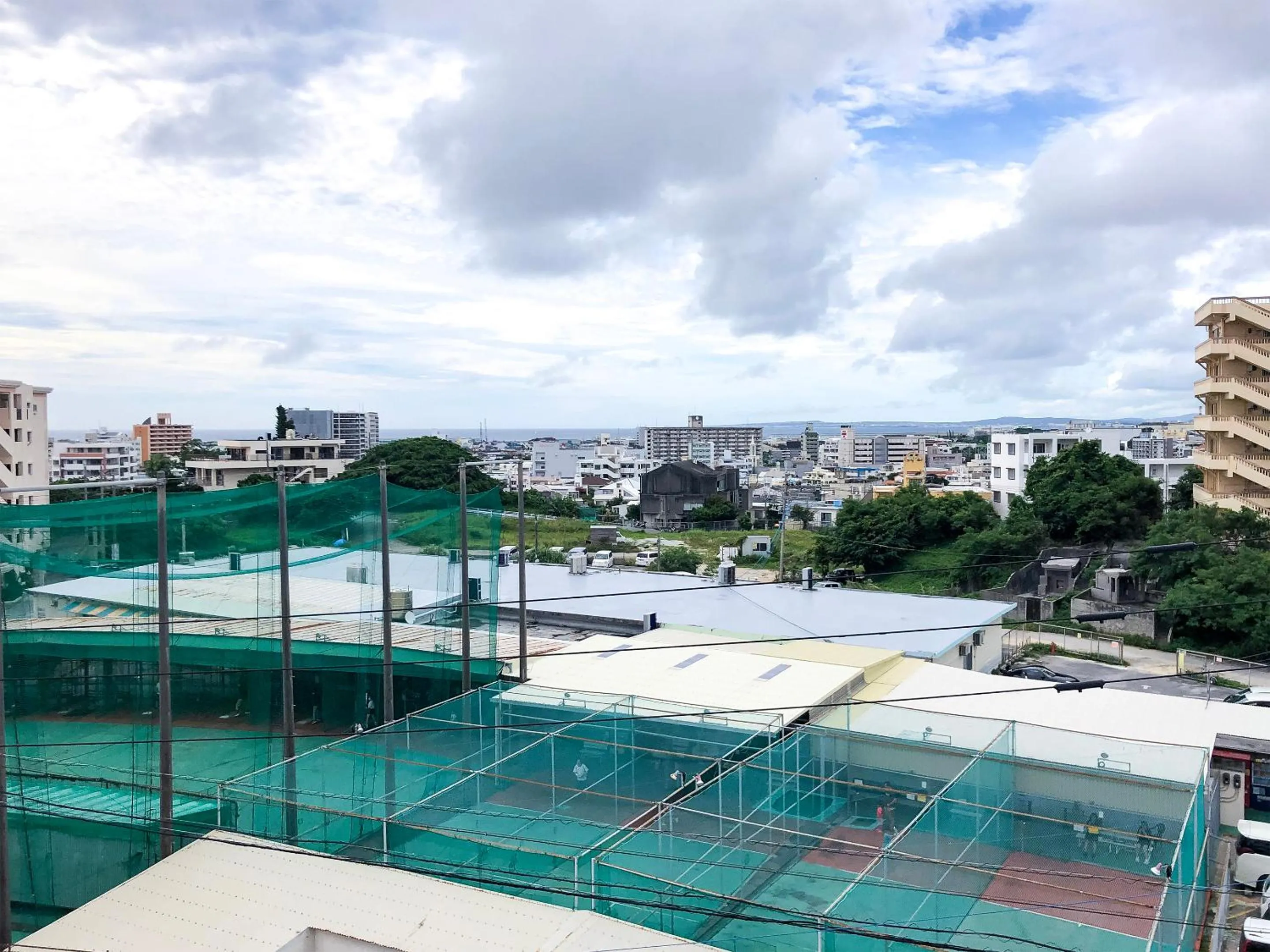 City view in Sunset Hills Inn Naha