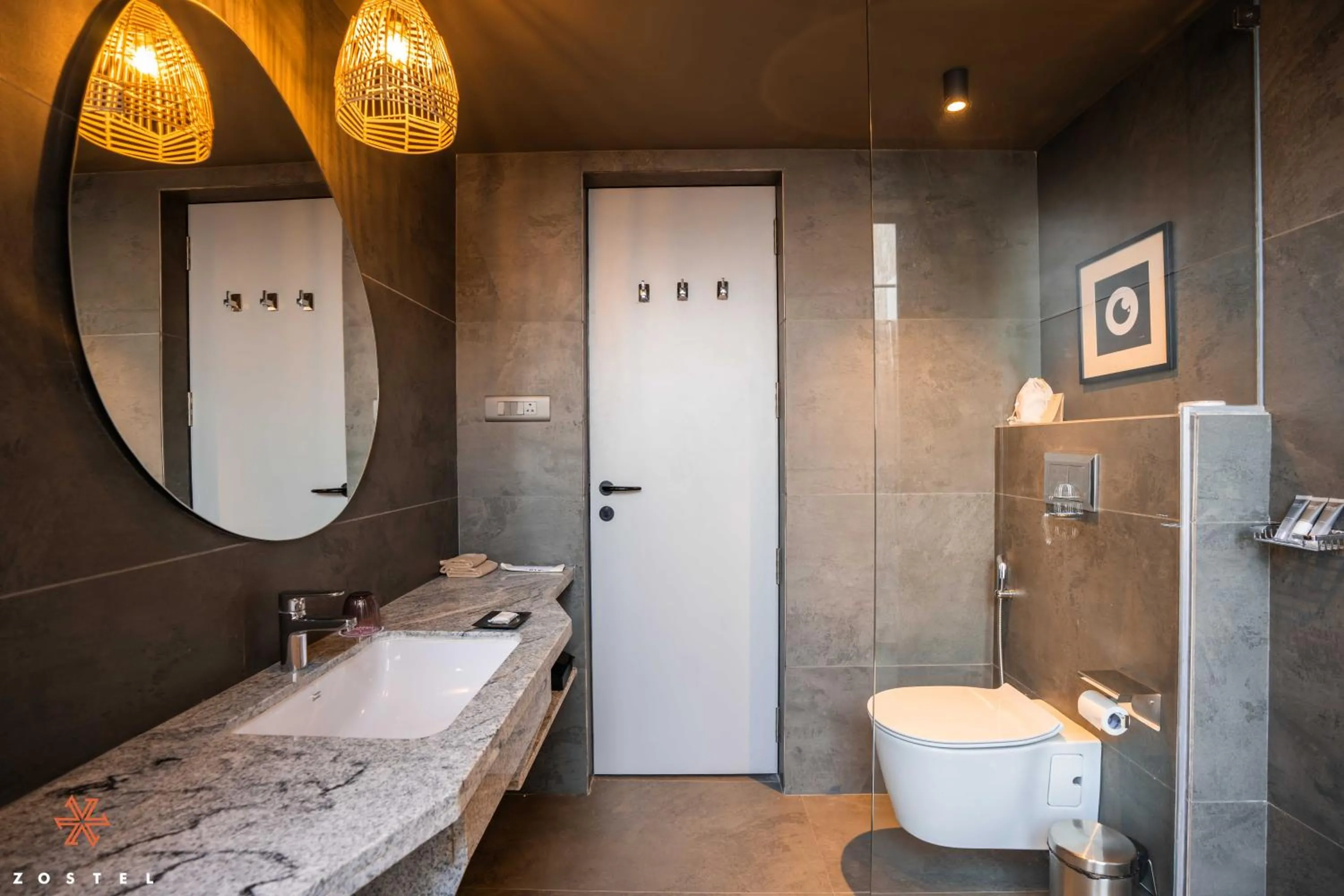 Shower in Zostel Plus Panchgani