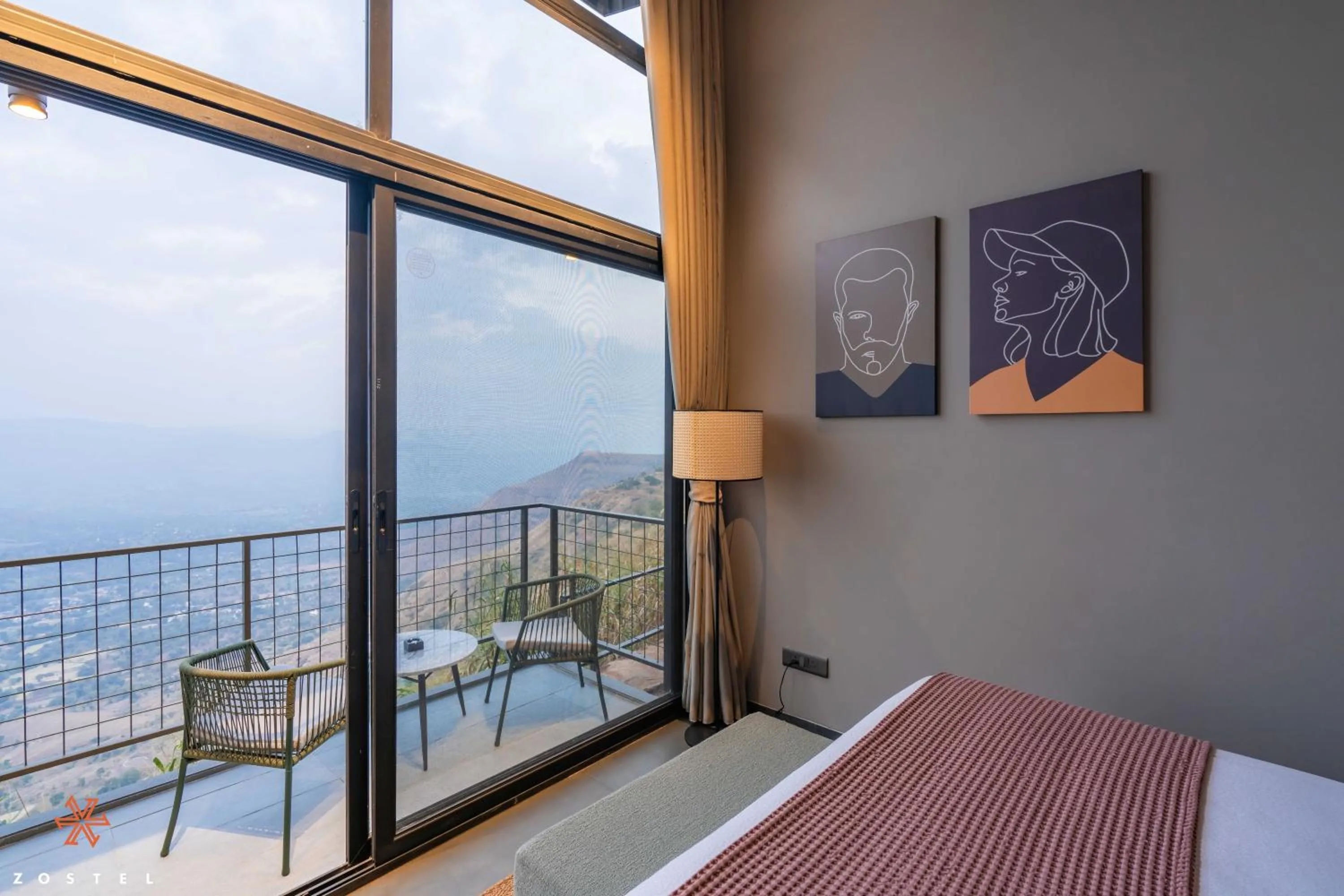 Balcony/Terrace, Bed in Zostel Plus Panchgani