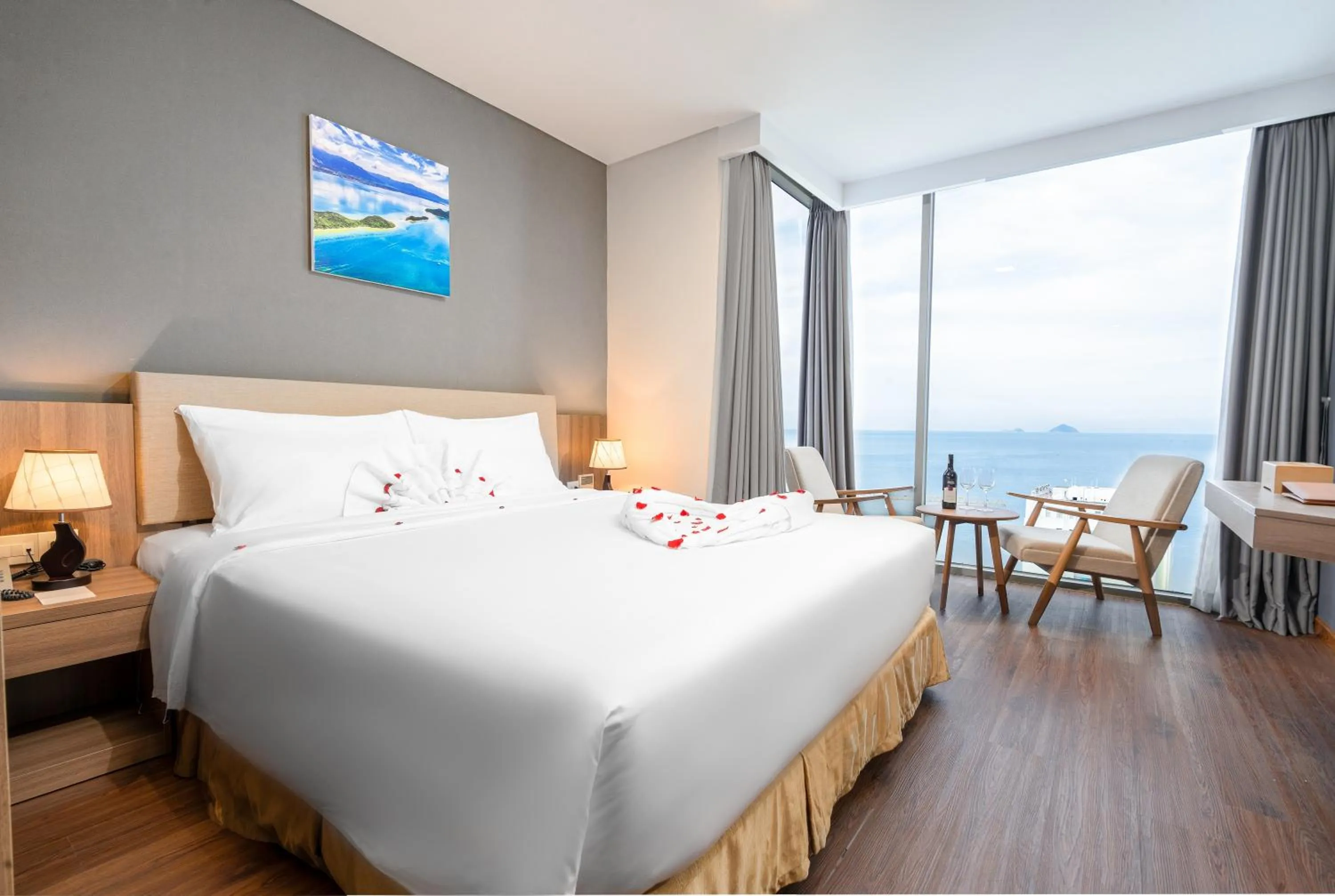 Natural landscape, Bed in Libra Hotel Nha Trang