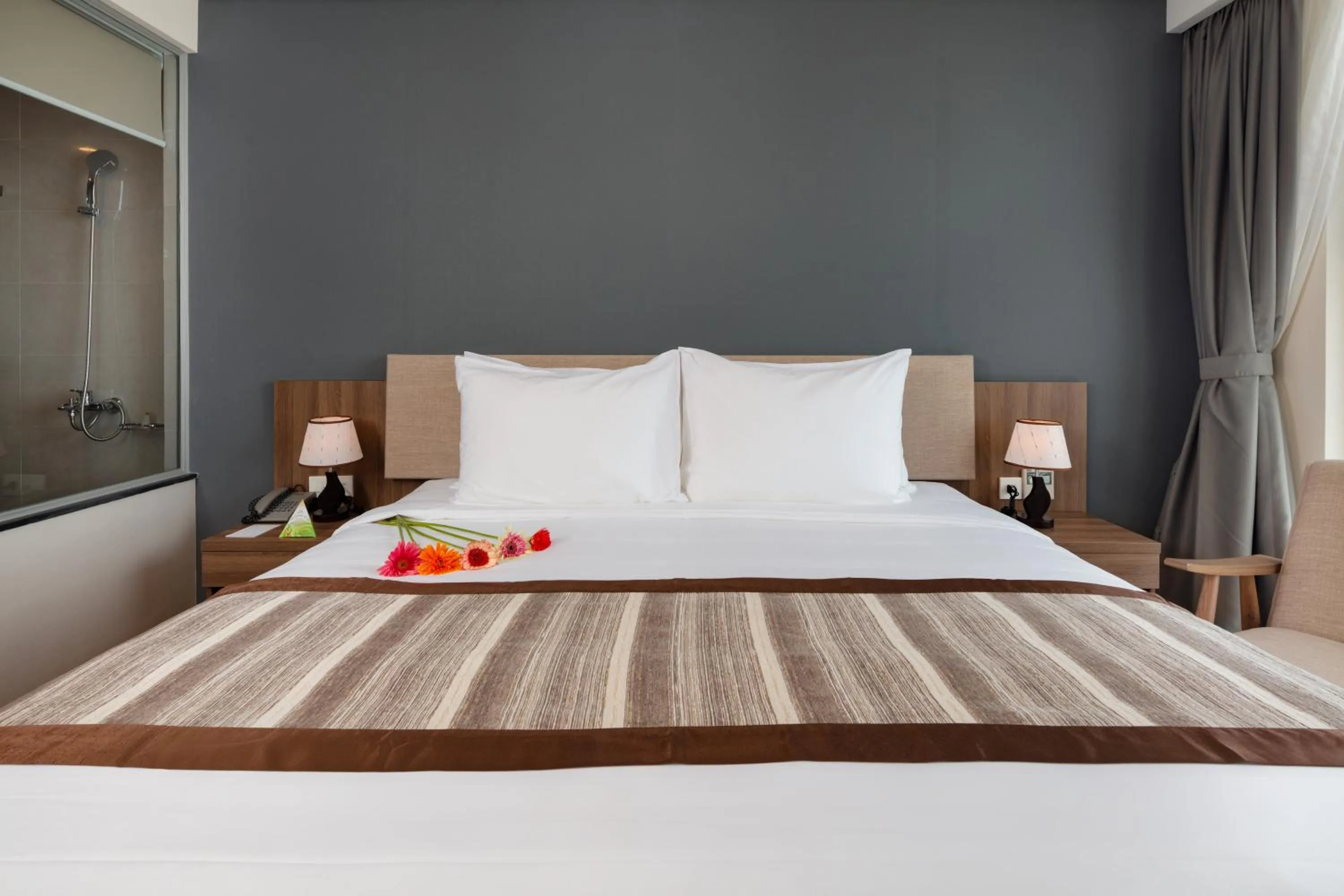 Bed in Libra Hotel Nha Trang