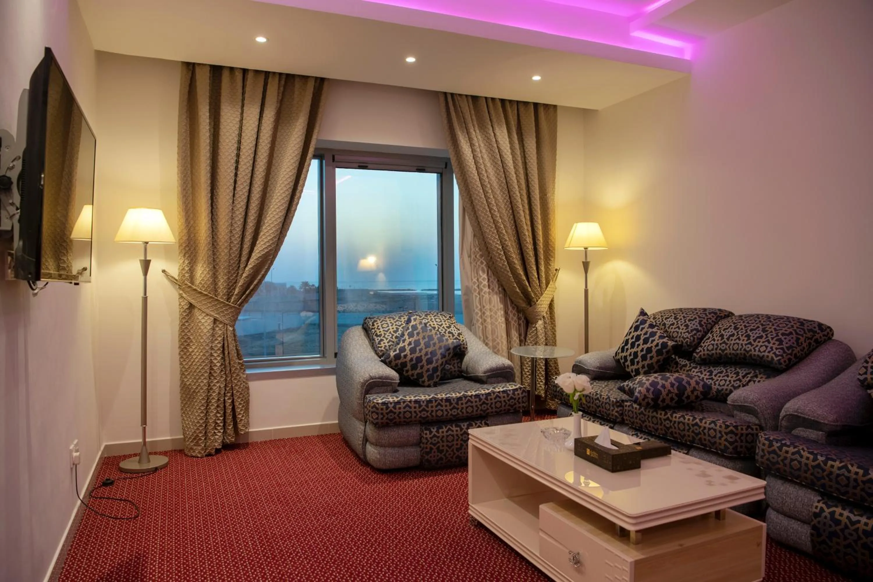 Seating area in Jazan Inn Hotel