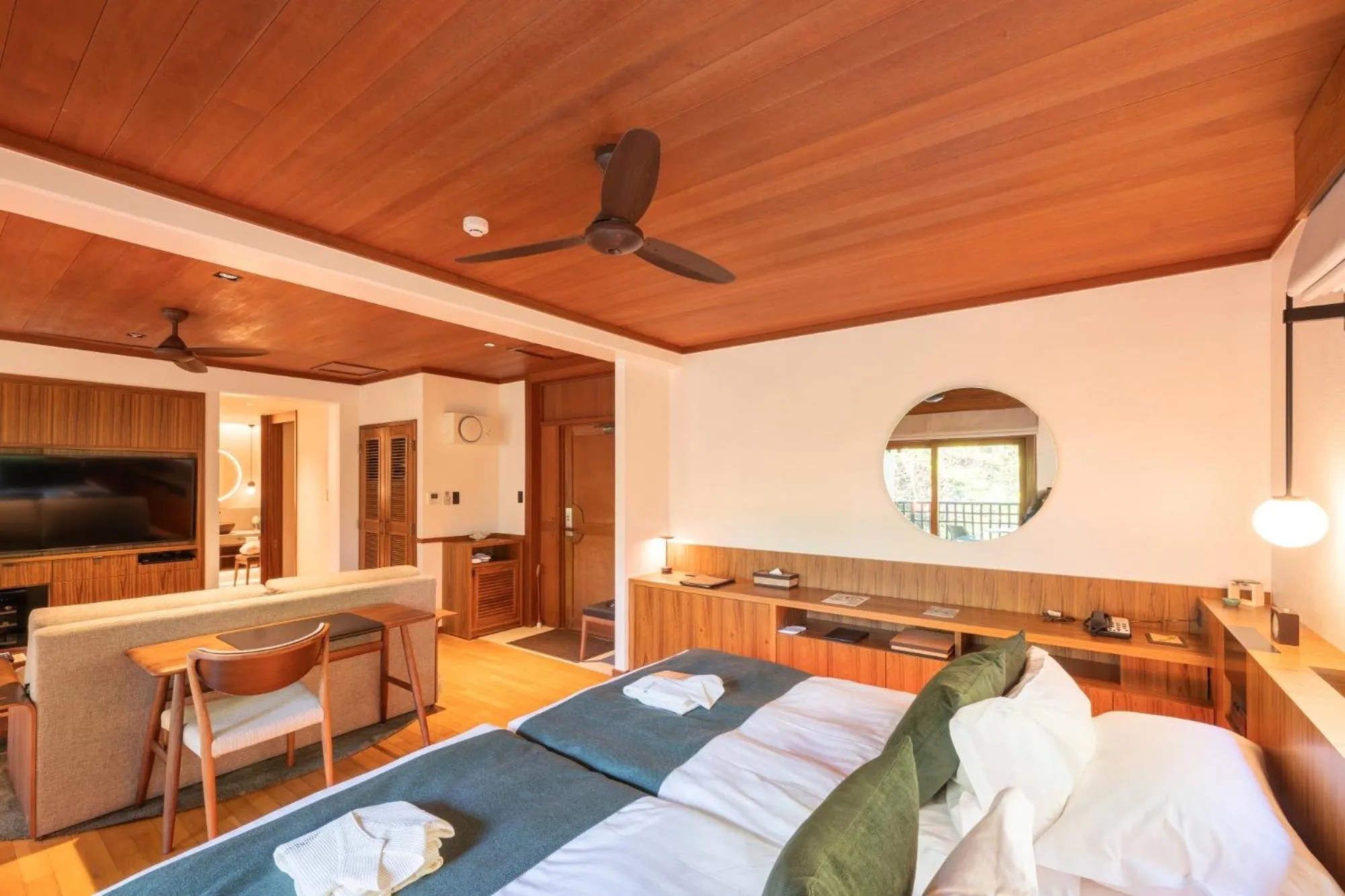 Bed in Sankara Hotel & Spa Yakushima