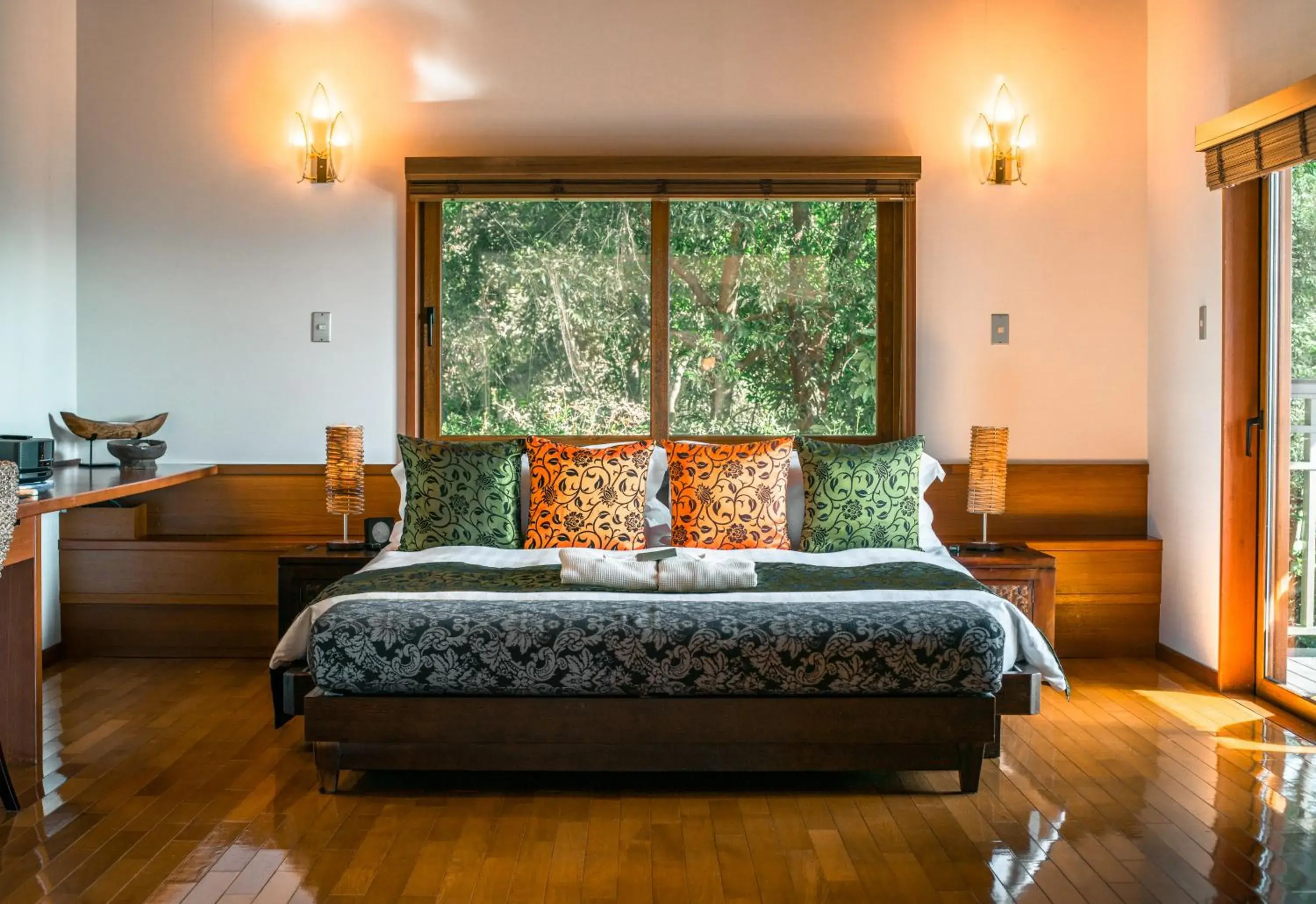 Bed in Sankara Hotel & Spa Yakushima Bed in Sankara Hotel & Spa Yakushima