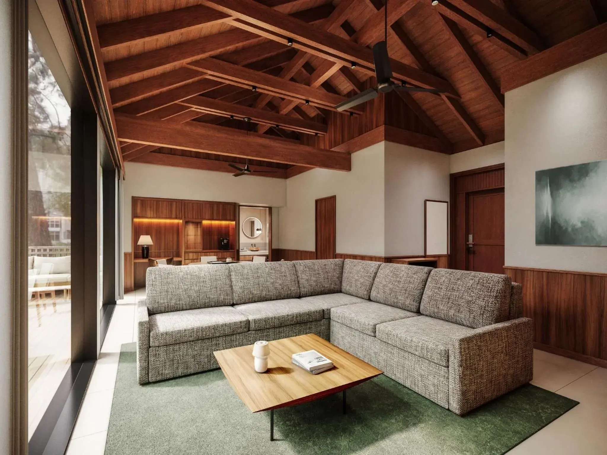 Living room in Sankara Hotel & Spa Yakushima Living room in Sankara Hotel & Spa Yakushima